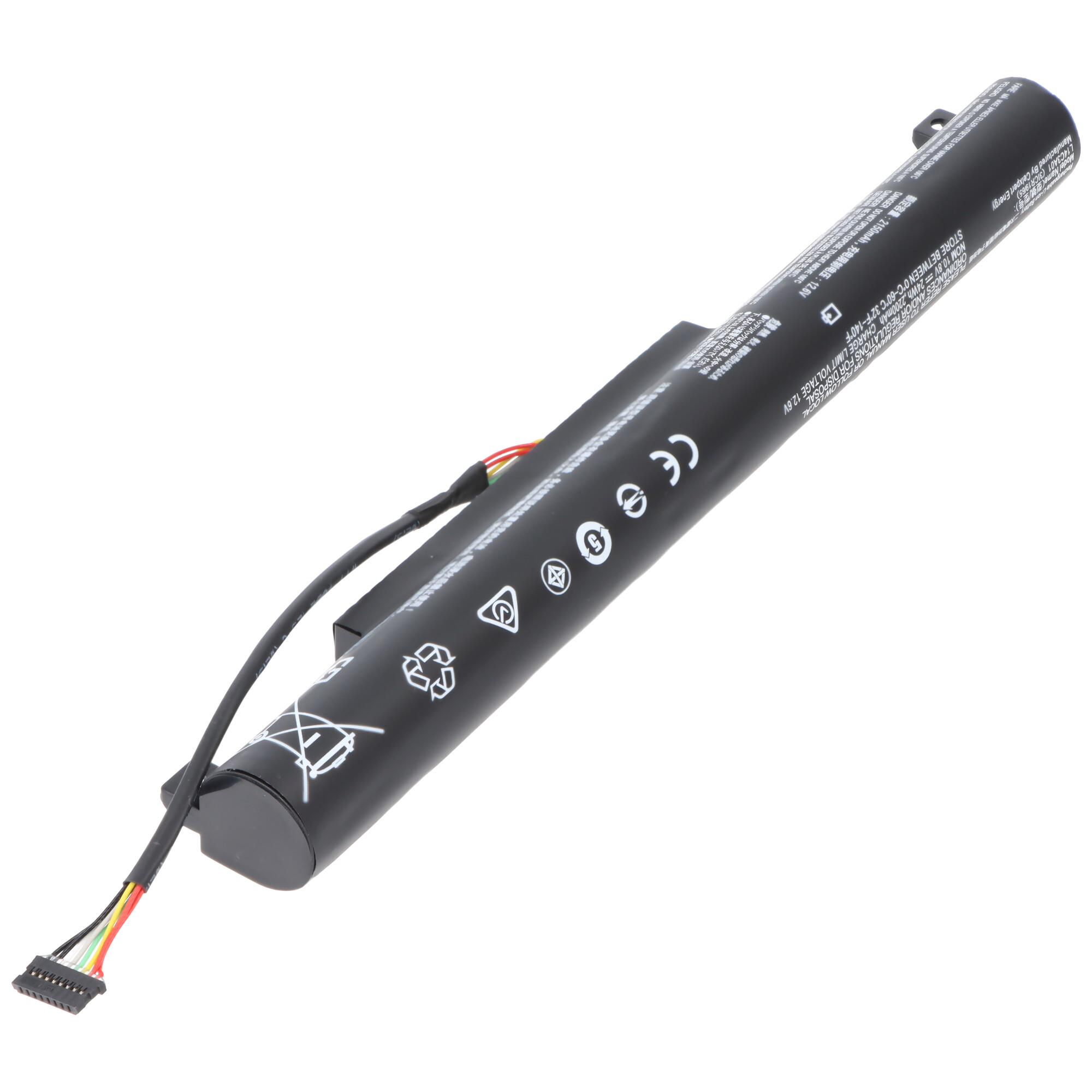 Akku passend für Lenovo IdeaPad 100 15IBY, B50-10, L14C3A01, L14S3A01, Li-ion, 10,8V, 2200mAh, 24Wh