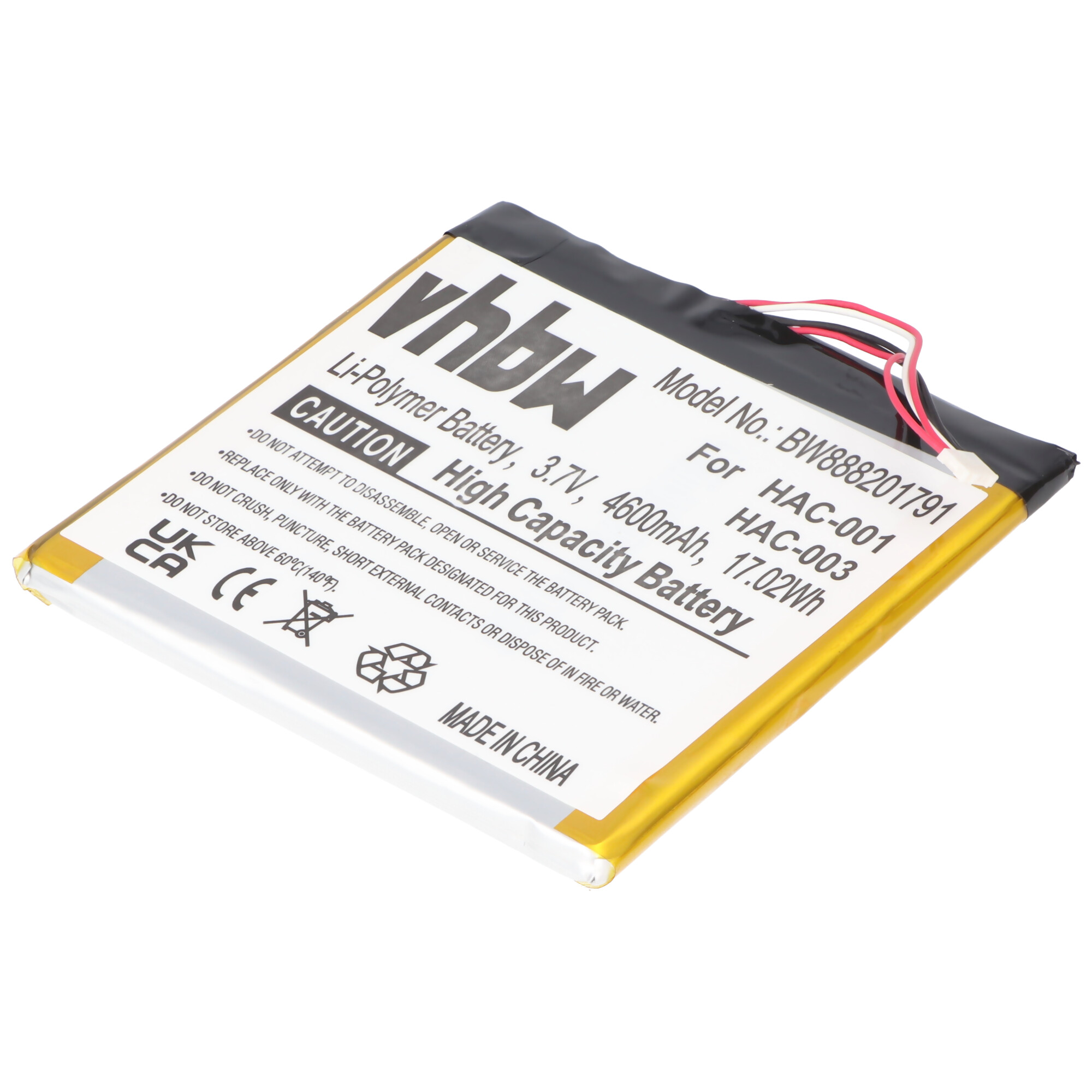 Akku für Nintendo Switch HAC-001 u.a. wie HAC-003 u.a. 4600mAh
