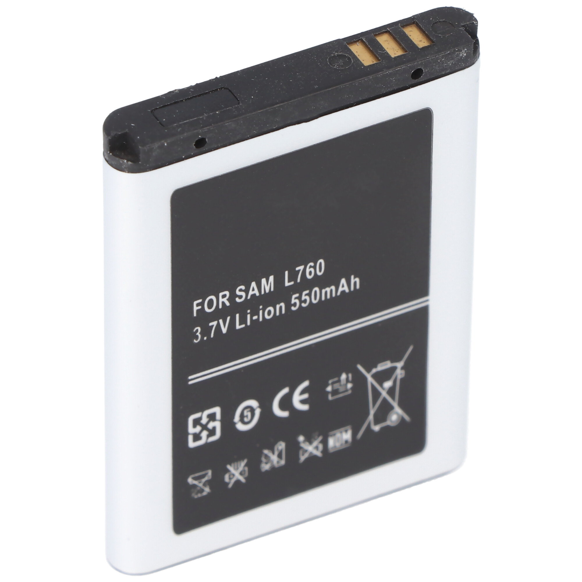 AccuCell Akku passend für Samsung SGH-L760 Li-Ion Akku AB553443DACSTD