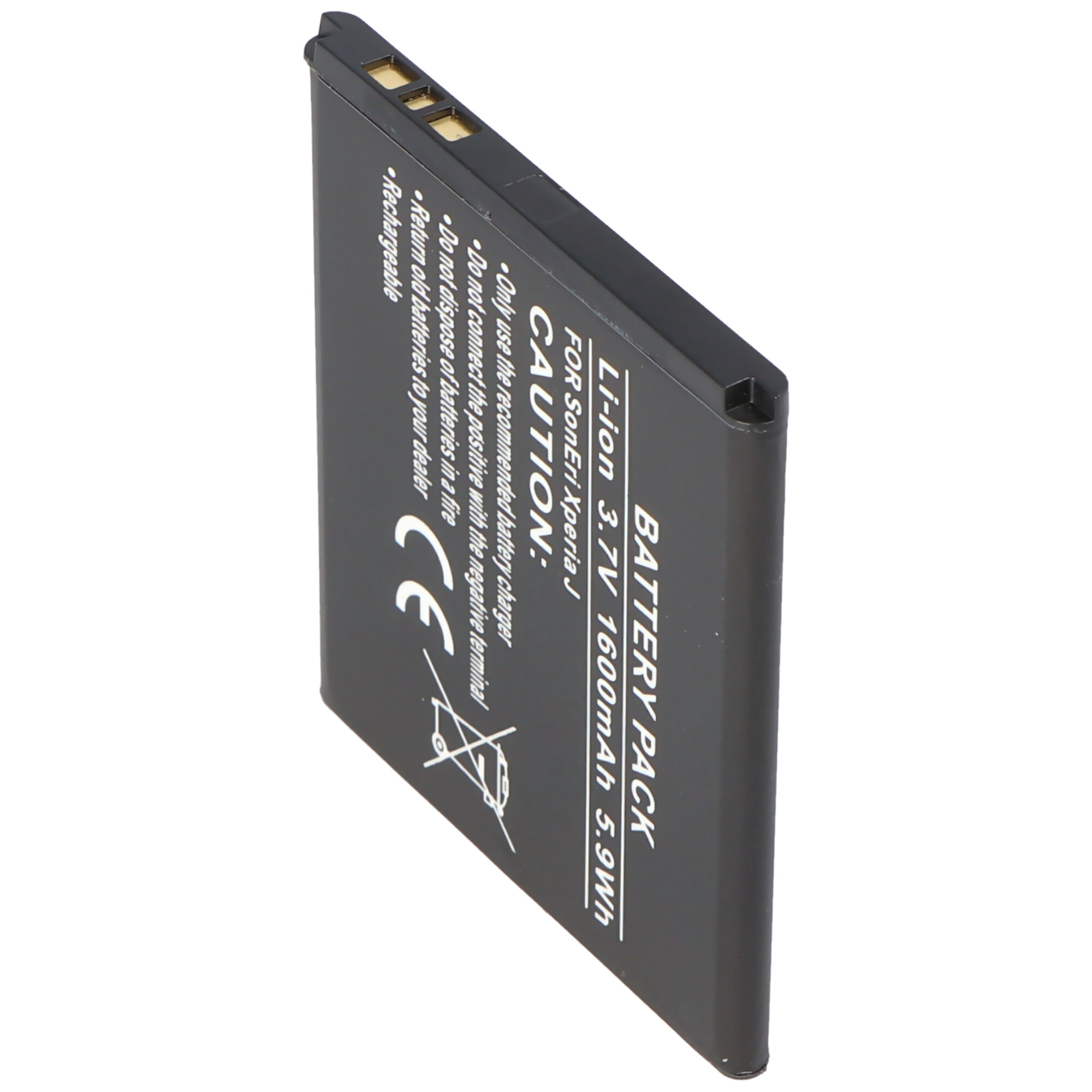 AccuCell Akku passend für Sony Ericsson Handy BA900, Xperia J, GX, T, TX