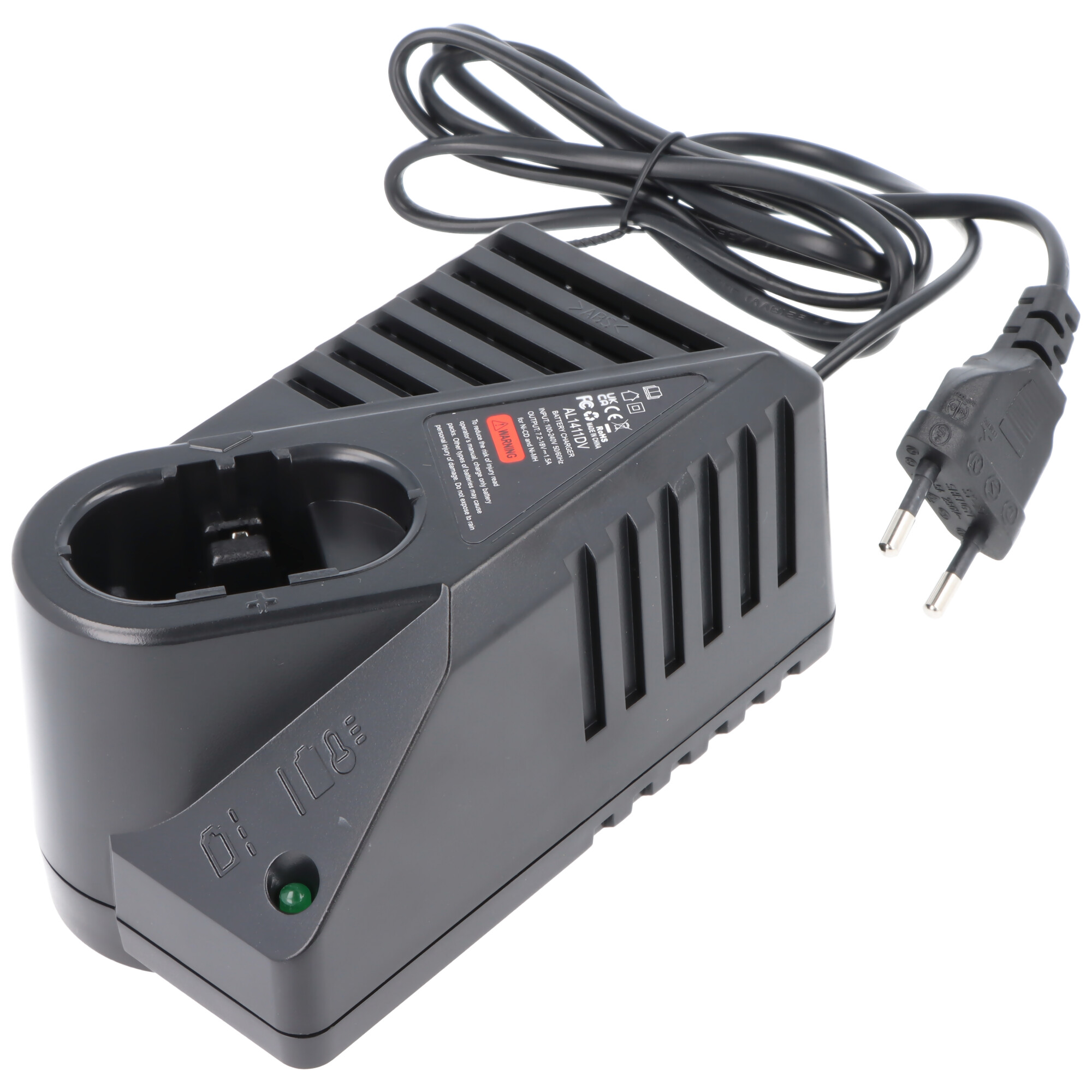 Ladegerät für Bosch Werkzeugakkus 7,2V bis 18V, NiCd, NiMH, kompatibel mit Bosch AL 1411 DV