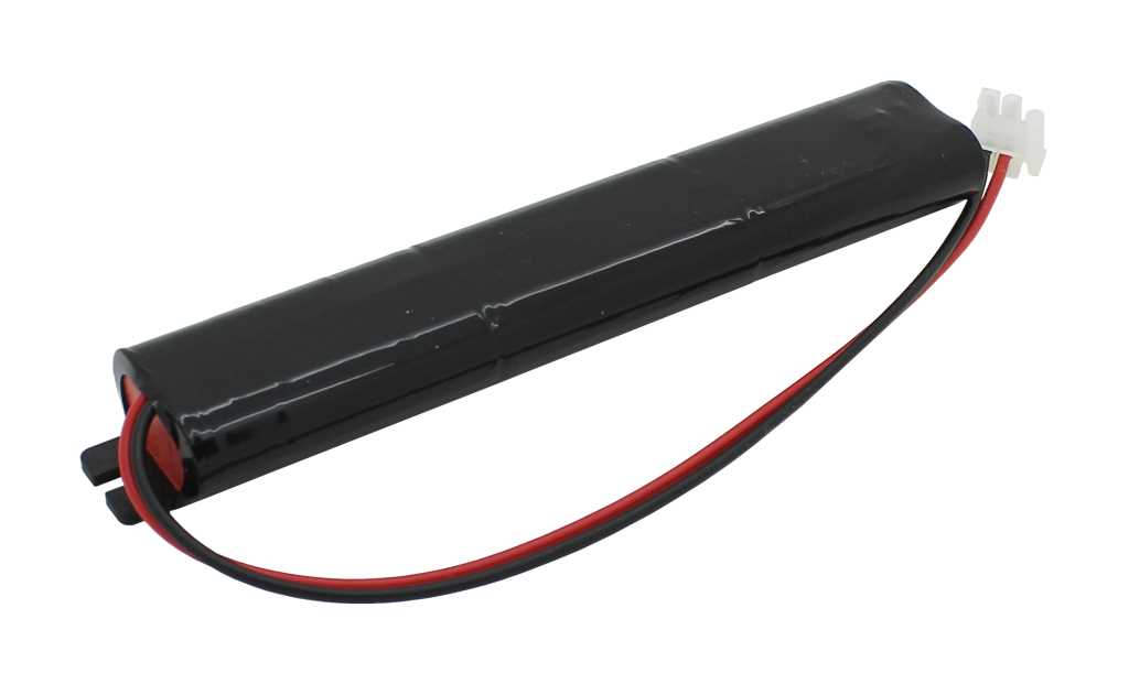Notleuchtenakku NiMH 7,2V 1500mAh L2x3 Mignon mit 200mm Kabel Stecker passend für Philips TrustSight Linear 3W 1 hour