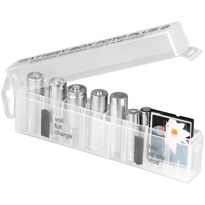Universal Akkubox für 1-8 Mignon AA oder 1-8 Micro AAA Akku-Box 8 Plus