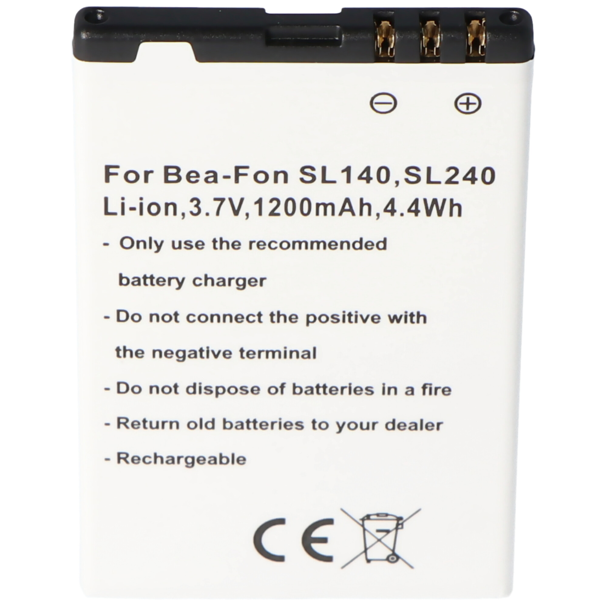 Akku passend für den Handy Akku Bea-Fon SL140, SL240 Akku BS-03, EP-600, RCB01P04, SL140/SL240