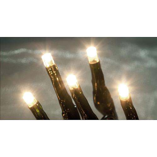 EGB LED-Mini-Lichterkette 96 flg. Batteriebetrieb mit Timer IP44-96-BO-T