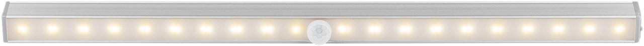 Goobay LED-Unterbauleuchte mit Bewegungsmelder - mit 150 lm und warmweißem Licht (3000 K), ideal für Schränke, Vitrinen, Schubladen, Korridore und Garagen