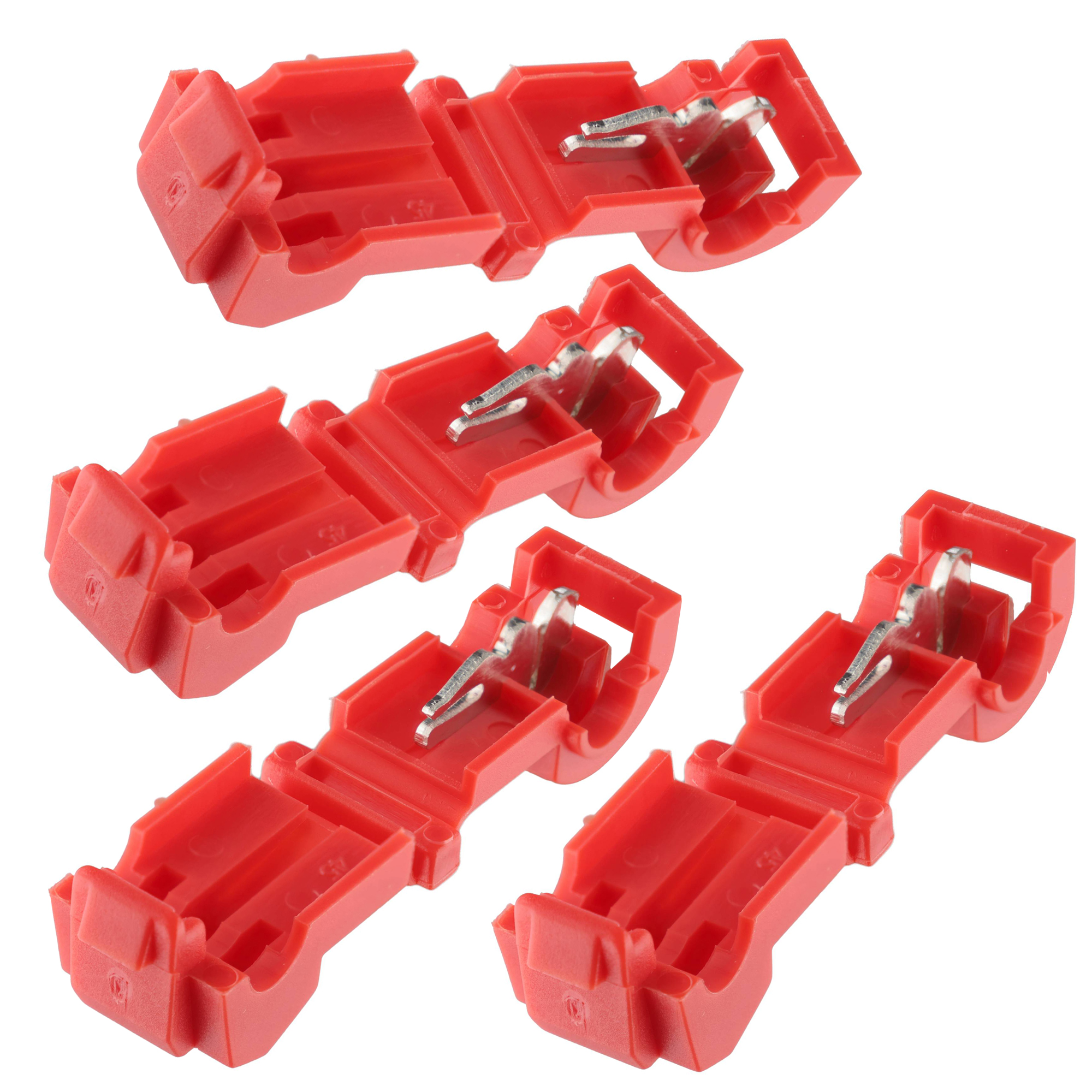 4x Anschlussklemmen, Clip für Kabel (2,3mm) für Mähroboter, Rasenmäher z.B. Husqvarna, Gardena u.a.