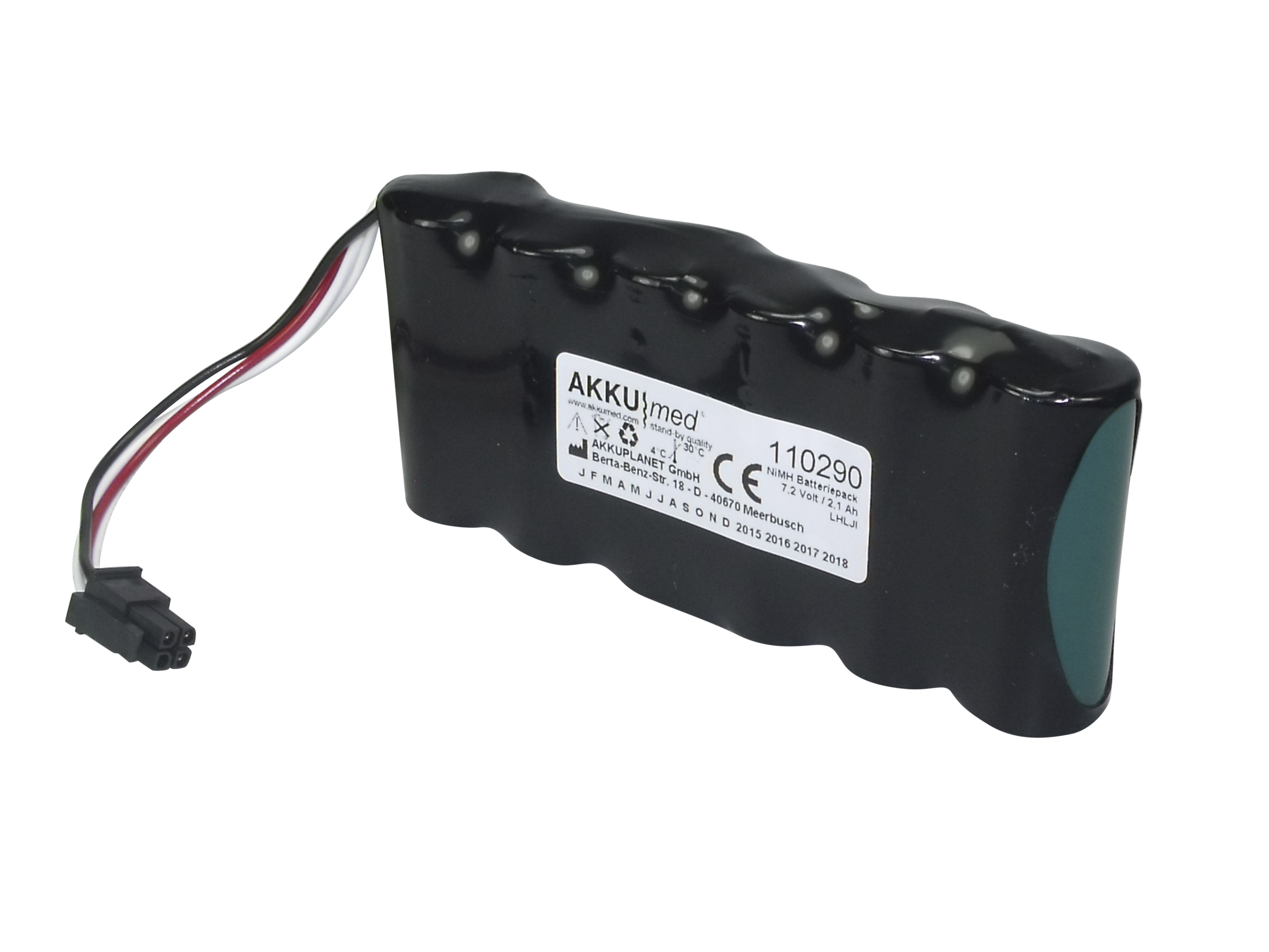 NiMH Akku passend für Aspect Medical System Monitor A2000 - Typ 195-0019