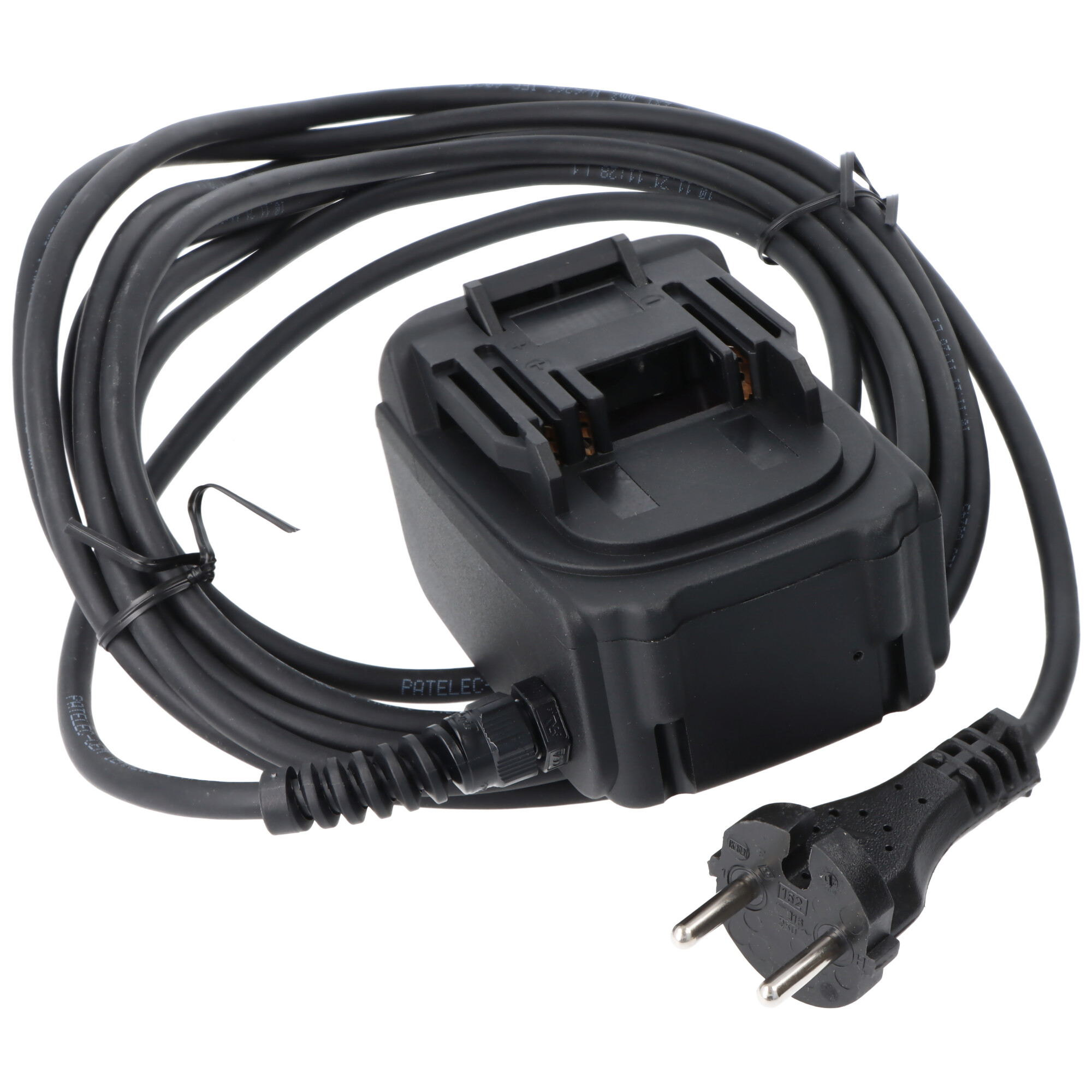 Mainsconnector das Schaltnetzteil 18V kompatibel für Makita Makstar BL1830, BL1850, Kabel seitlich ausgehend