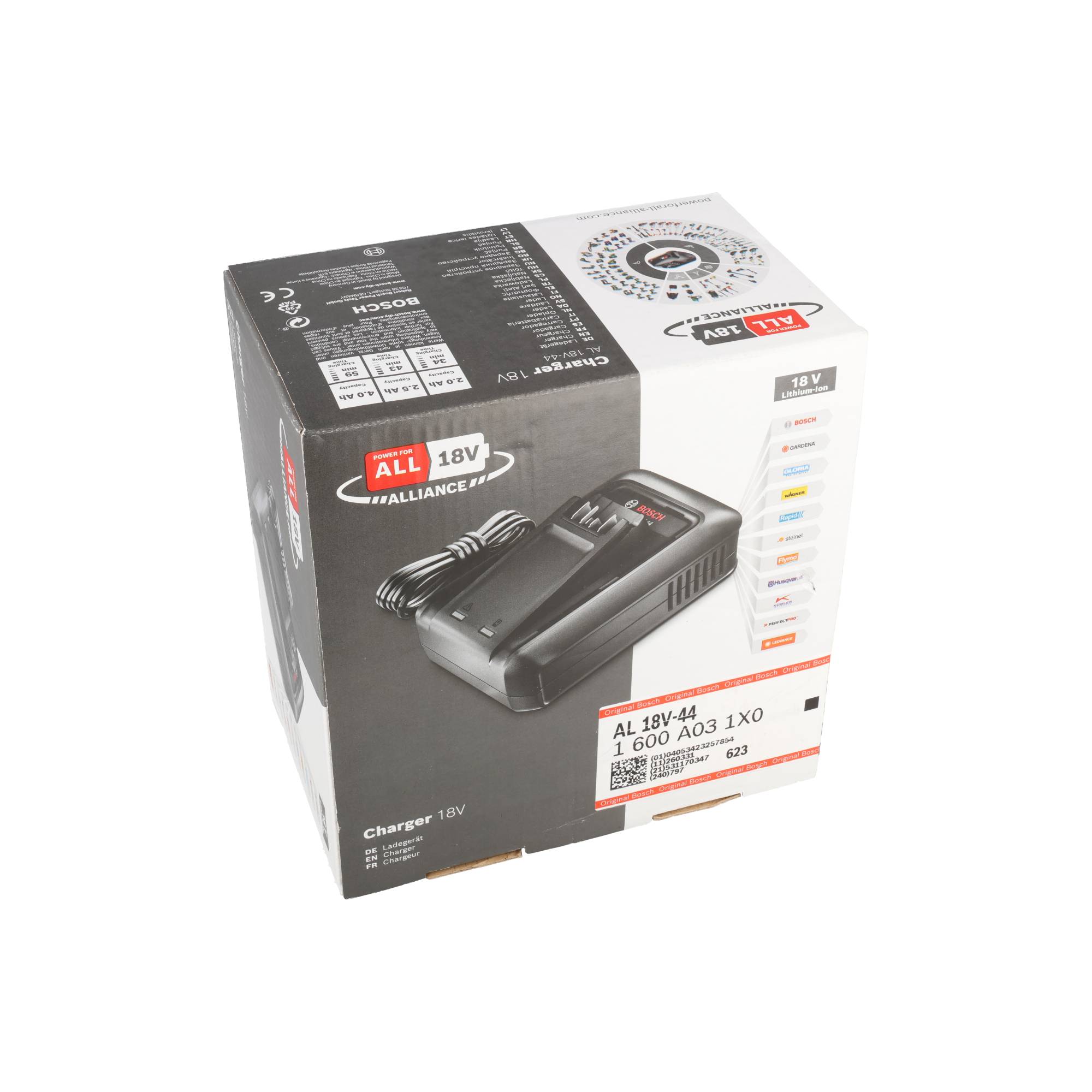 Bosch AL 18V-44 Schnell-Lader - Schnellladegerät für Gardena und Bosch 18V POWER FOR ALL System