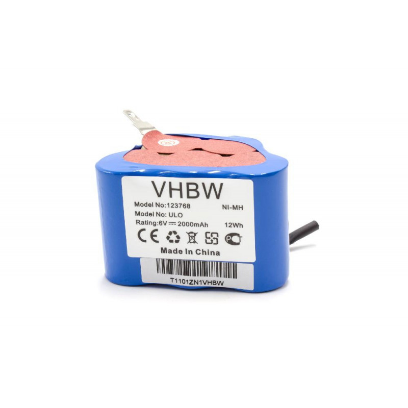 6 Volt Akkupack für Ulo Box Saft u.a. 6V, NI-MH, 2000mAh für Sachs Motoren, Laderegler