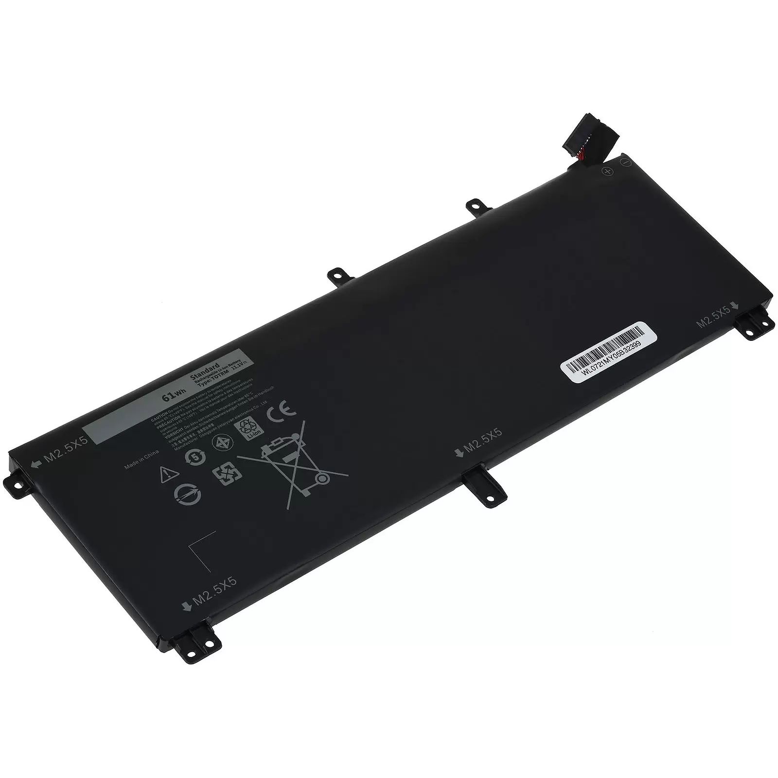 Akku für Laptop Dell Precision M3800 / XPS 15 9535 / 9530 / 3930 / Typ 245RR / 7D1WJ / 0H76MY - 10,8V - 5650 mAh