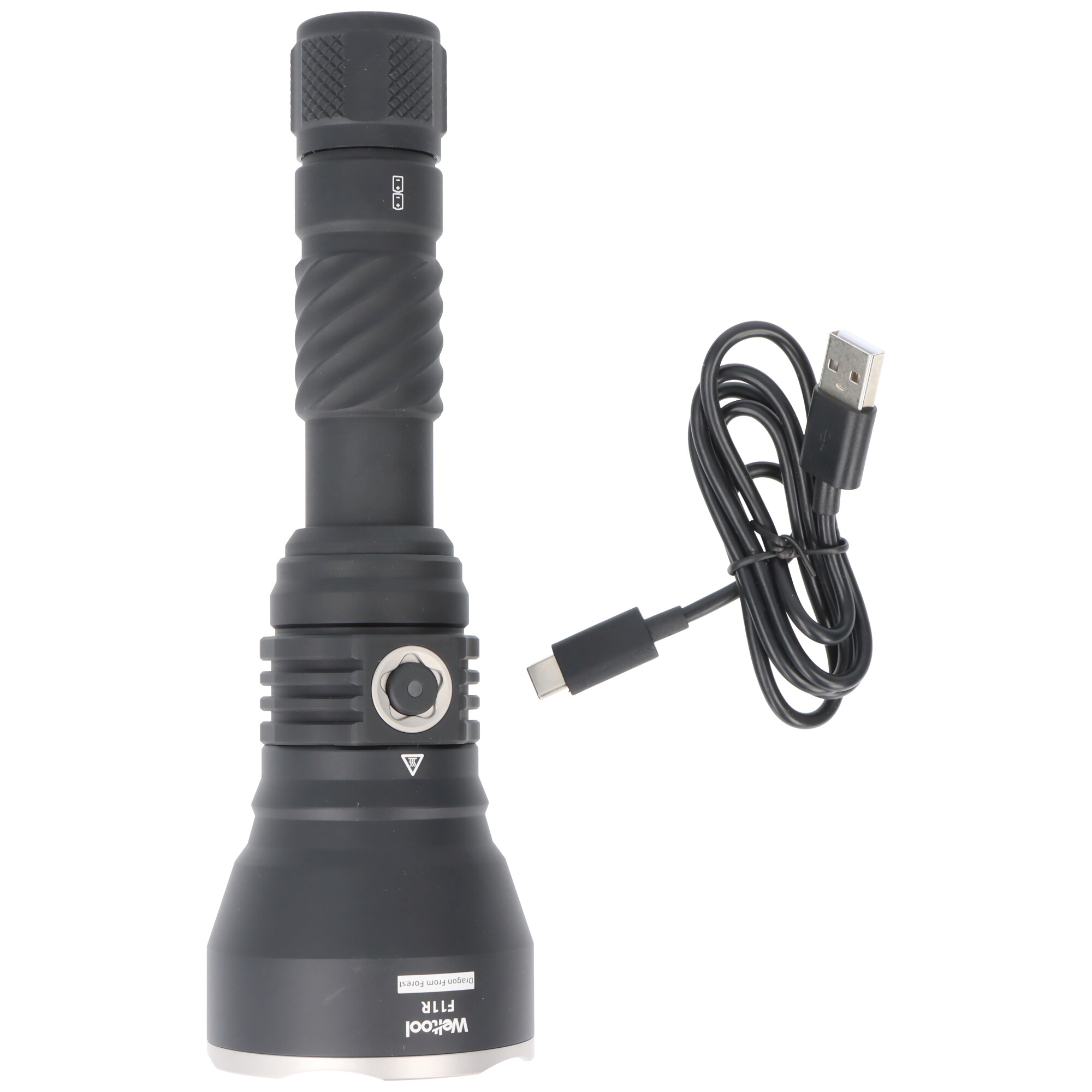 Weltool F11R LED-Taschenlampe, enorme Leuchtweite bis zu 1.332 Metern, 2100 Lumen, patentierte USB-C-Ladestruktur