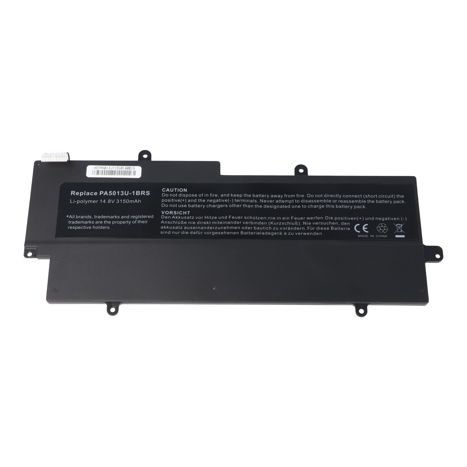 Akku passend für Toshiba Portege Z830 Ultrabook Akku, Z835, Z930, Z935, PA5013U, PA5013U-1BRS