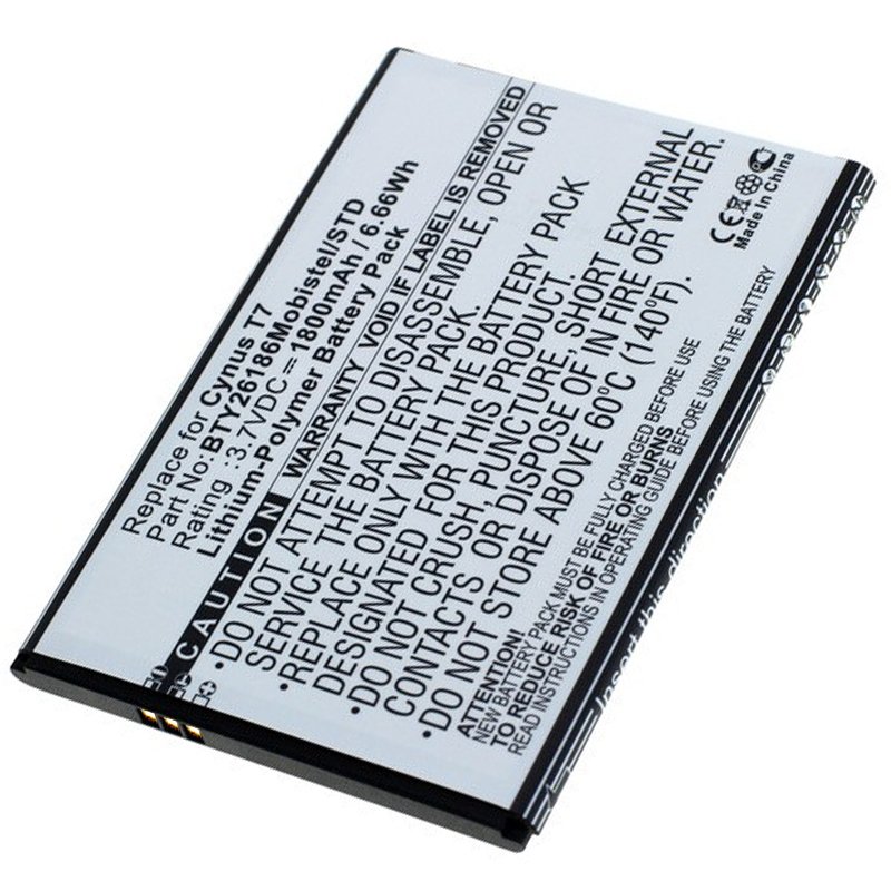 Akku passend für den Mobistel Cynus T7 Akku MT-600S, MT-600W, BTY26186