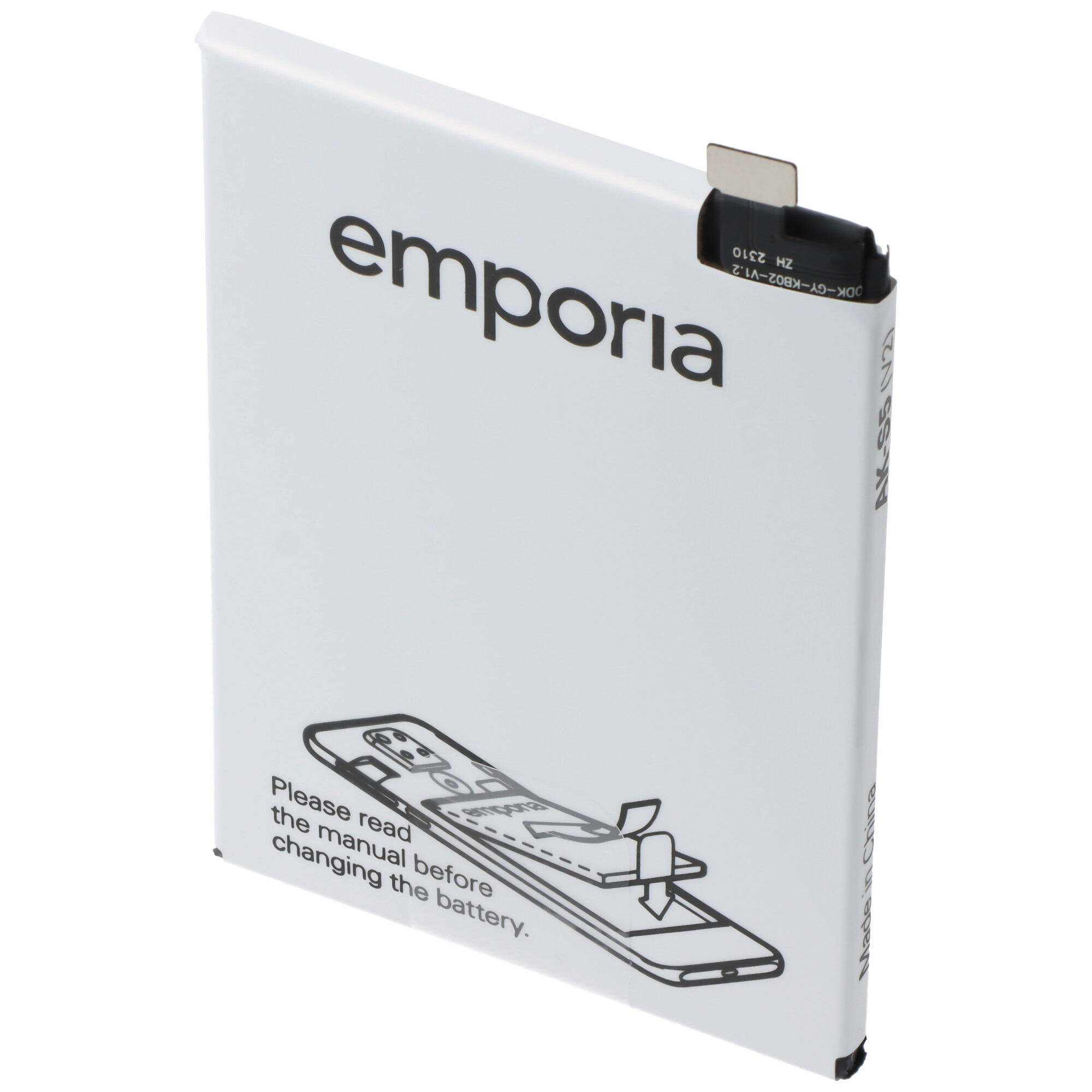 Originalakku Emporia SMART.5 Akku, Emporia AK-S5-BC Akku, Li-Ion, 3,8V 3550mAh