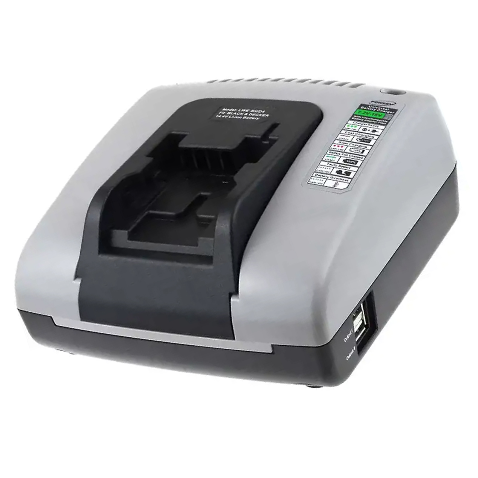 Ladegerät passend für Black & Decker EPL14K, A1514L, ersetzt Black & Decker 90551475
