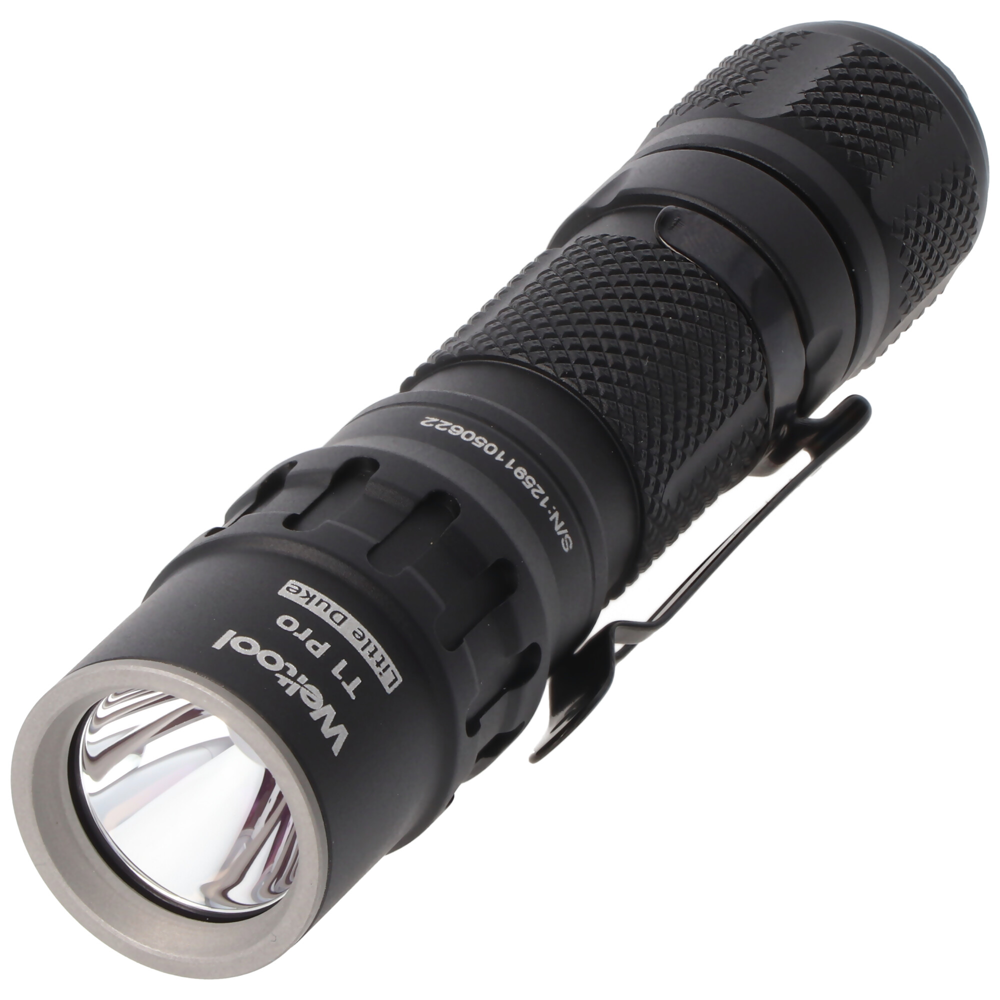 Weltool T1Pro LED-Taschenlampe mit 540 Lumen, Mini Taschenlampe, ultrakompakt und leicht, inklusive 14500 Li-Ion Akku