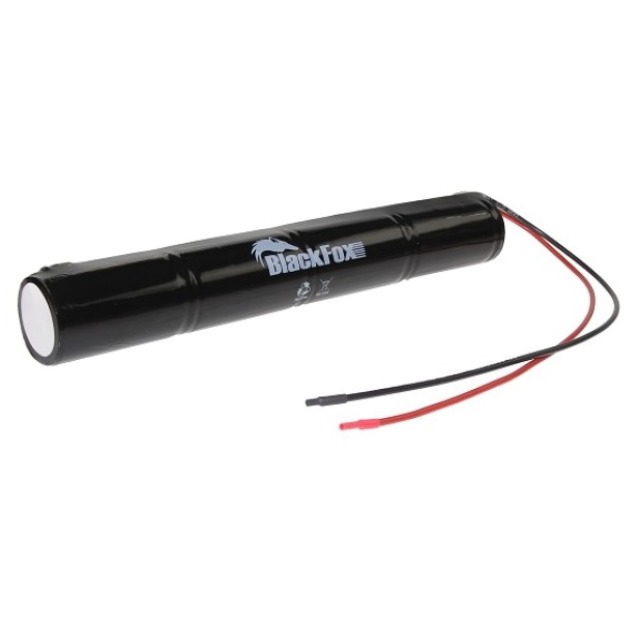 Notbeleuchtungs-Akku L1x4 BlackFox BF-1600SCHT mit Kabel 10cm mit offener Litze 4,8V, 1800mAh