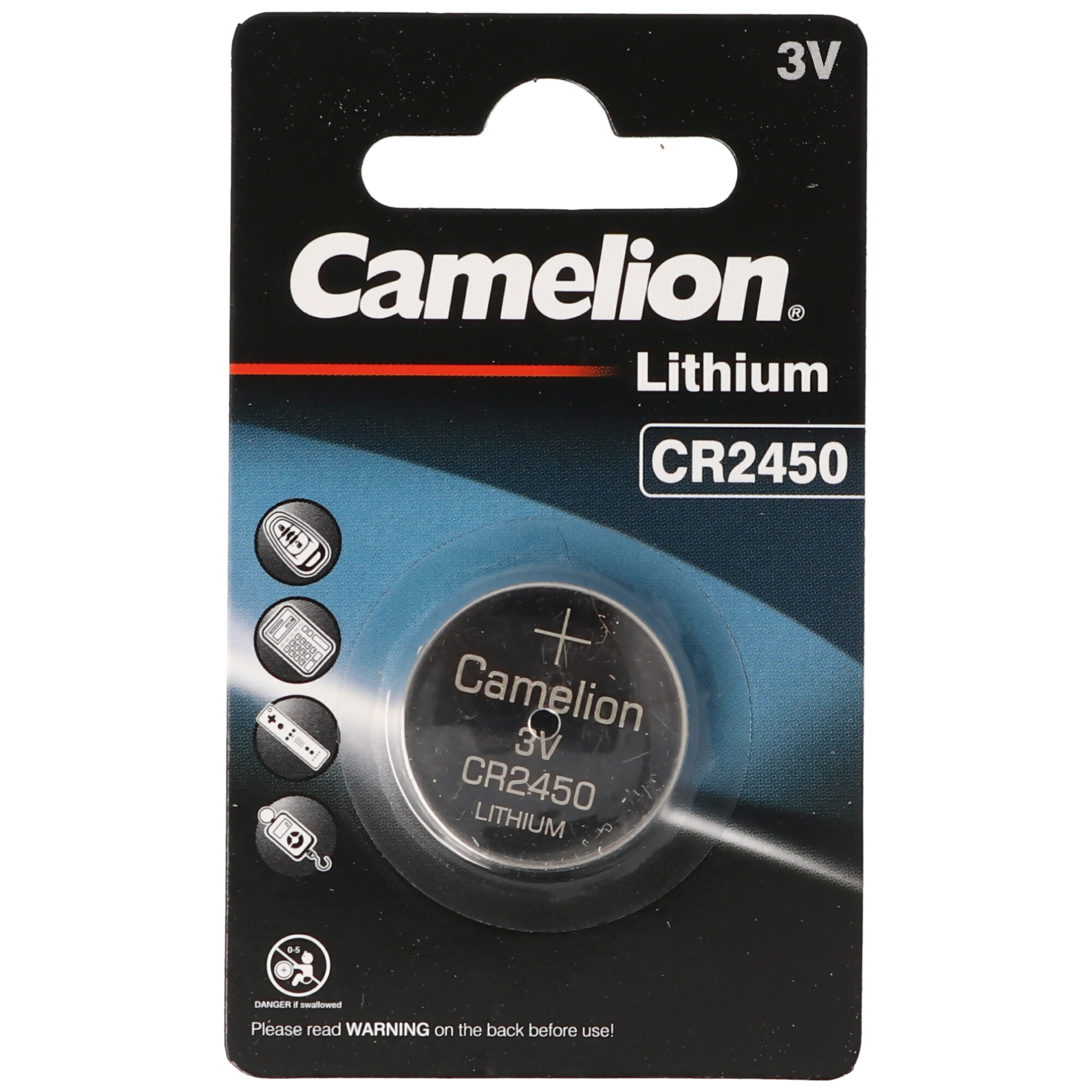 CR2450 Lithium Batterie IEC CR2450 Knopfzelle Lithium Batterie