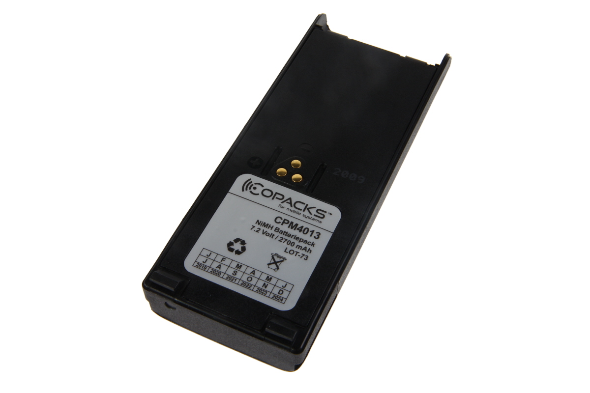 CoPacks NiMH Akku passend für Motorola FUG11b GP900 MT2000 - 7,2 V 2700 mAh