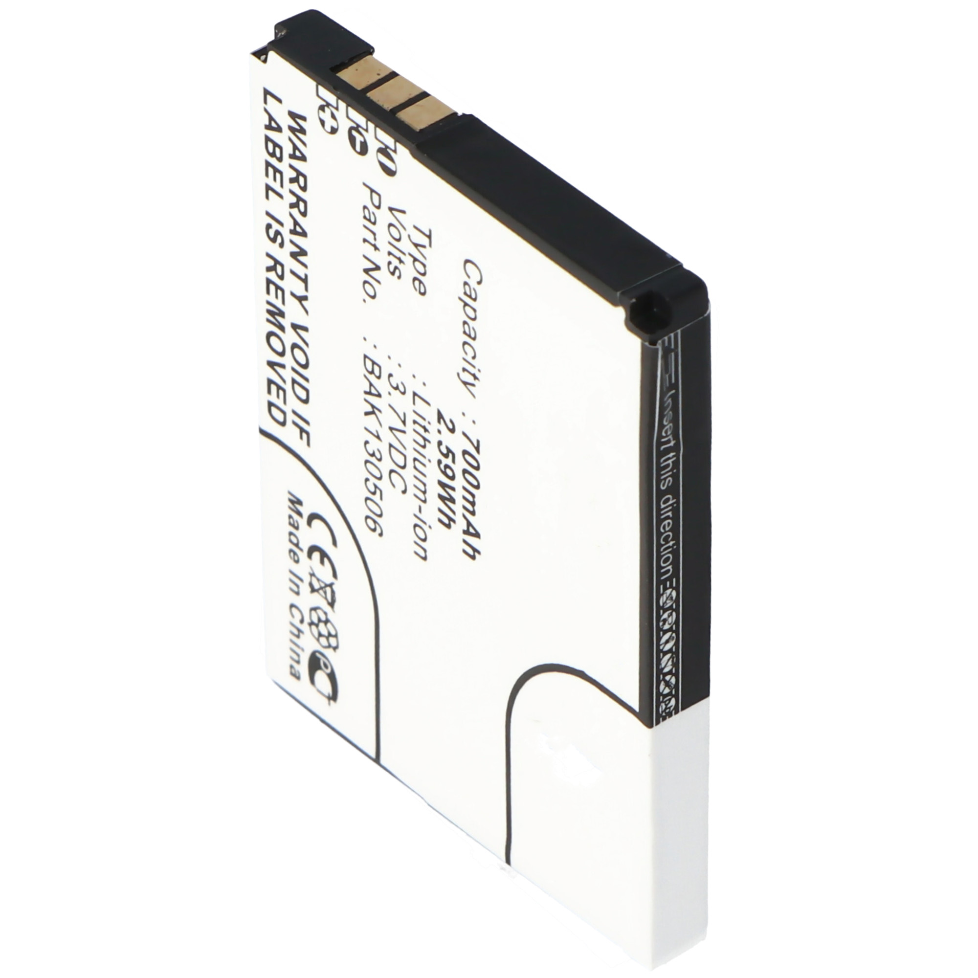 AVM Fritz Fon M2 Nachbau Akku für Fritz! Fon M2 Akku, BAK130506, Fritz!Fon M2 600mAh Akku Nachbau von AccuCell