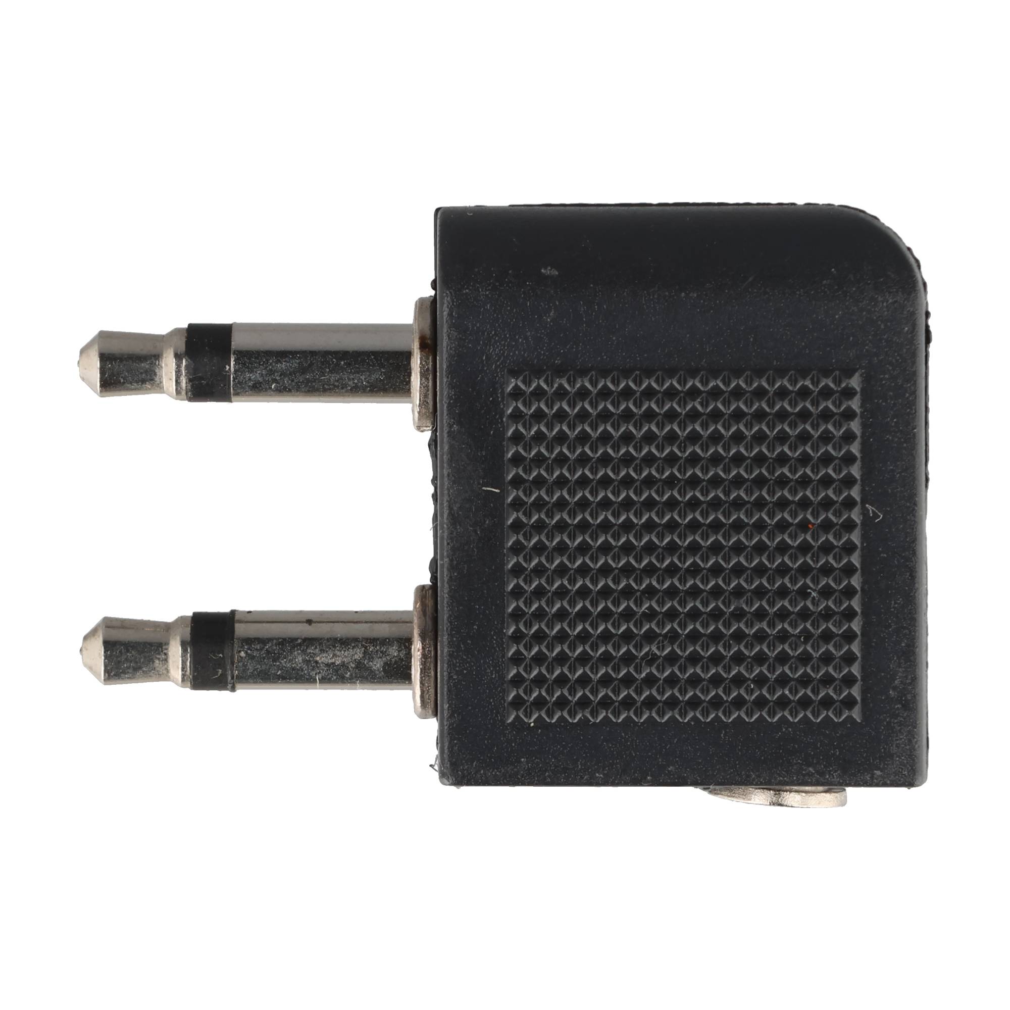 Goobay Flugzeug- / Reise-Kopfhörer-Adapter AUX-Klinke 3,5-mm-Buchse - 2x 3,5-mm-Klinkenstecker (2-polig, mono) > 1x 3,5-mm-Klinkenbuchse (3-polig, stereo)