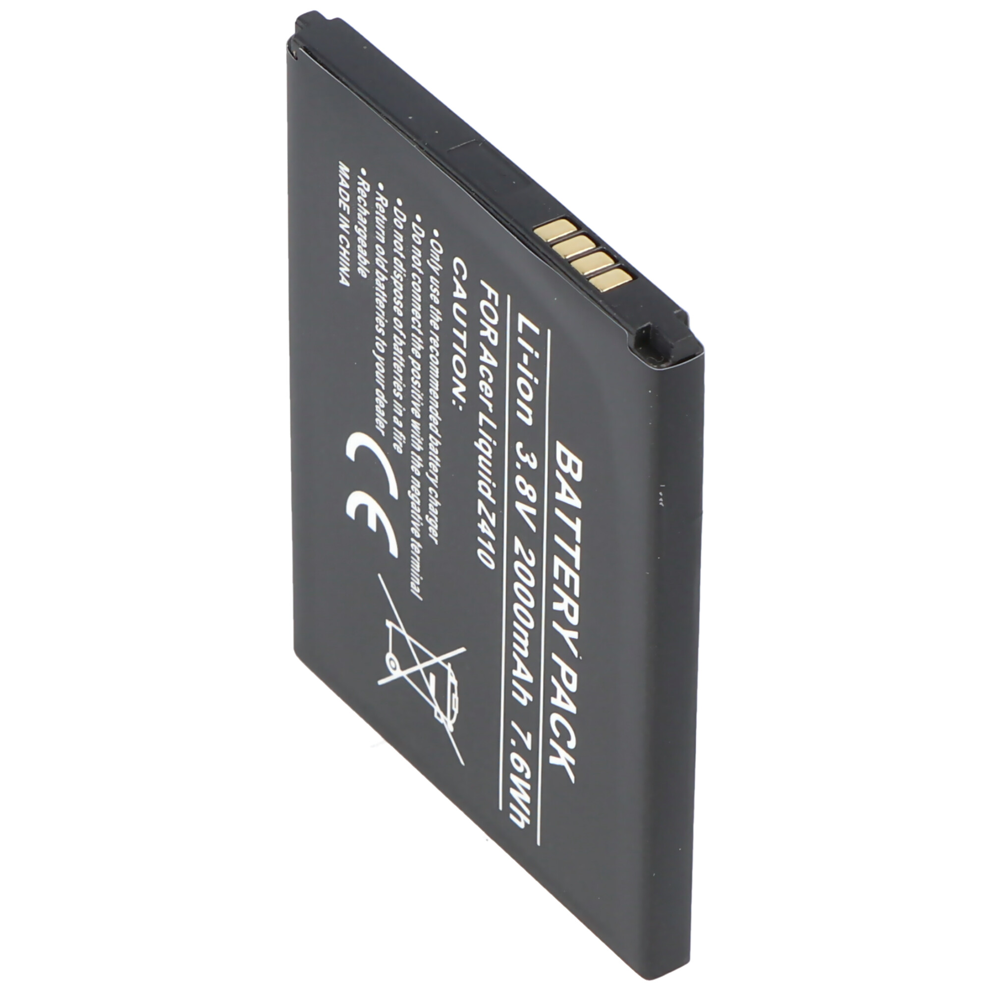 Akku passend für den Acer Liquid Liquid M330, Liquid M330 Dual SIM, Liquid M330 LTE, Liquid Z320, Liquid Z320 Dual SIM, Liquid Z330, Liquid Z330 LTE Dual SIM, Liquid Z410, T01, TM01