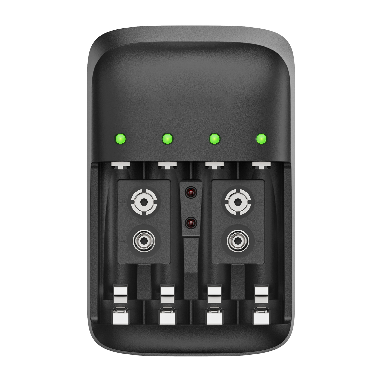 Stecker Schnell-Ladegerät mit LED, mit Einzelkanalsteuerung für AA, AAA