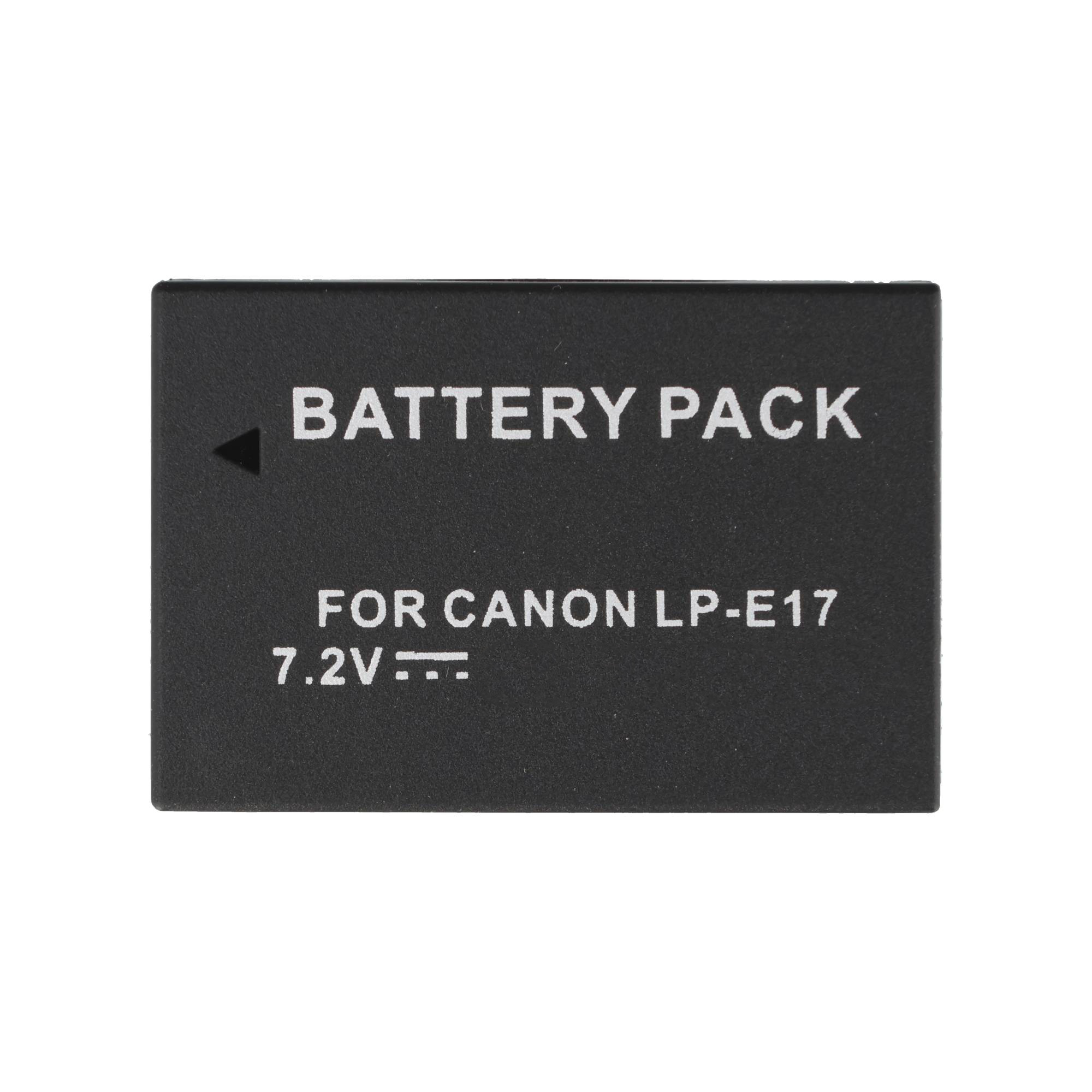 Ersatzakku CAN LP-E17, Li-ion, 7,4V, 1040mAh, 7,7Wh – Zuverlässige Energie für Ihre Kamera