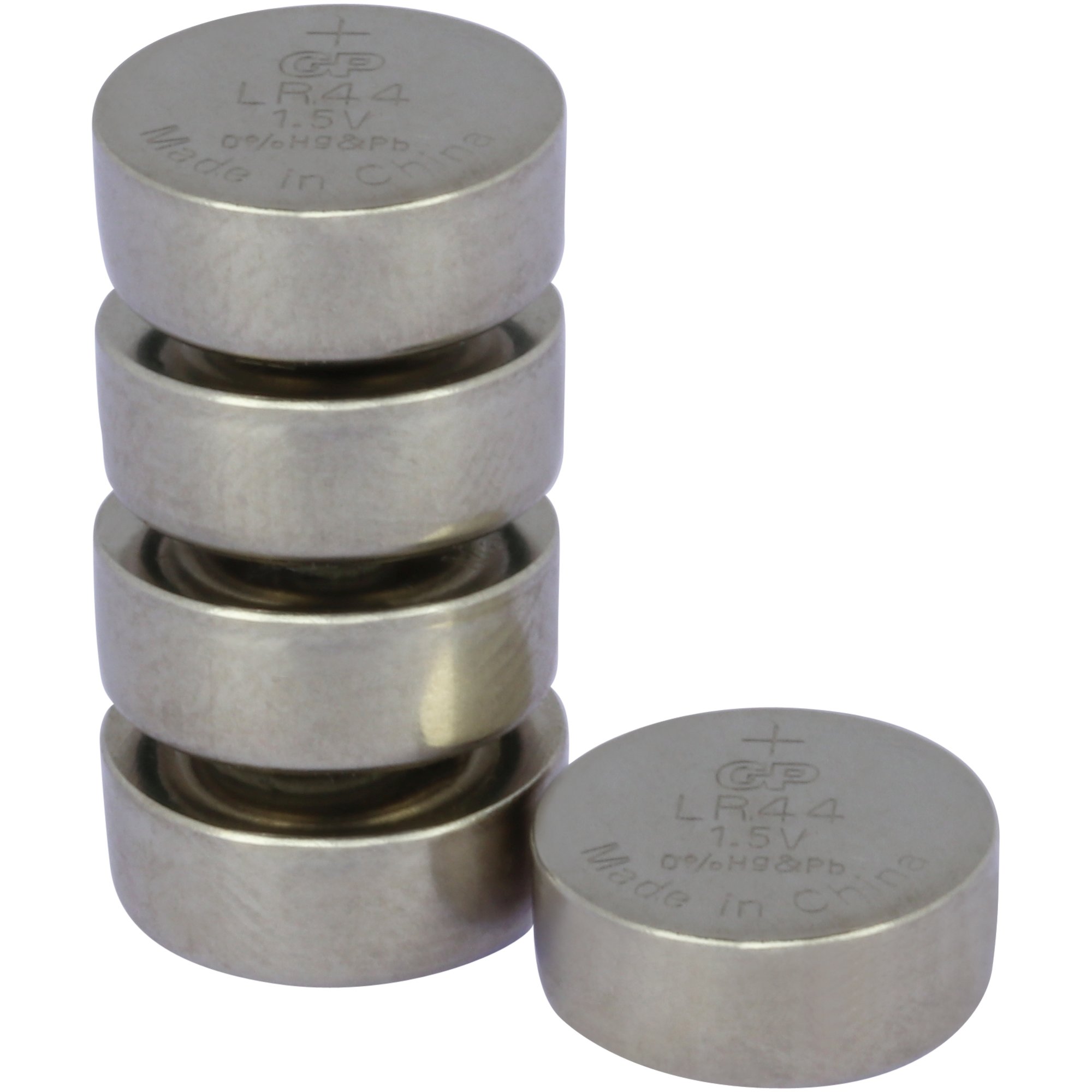 A76 (LR44) GP Alkaline Knopfzelle 1,5V 5 Stück