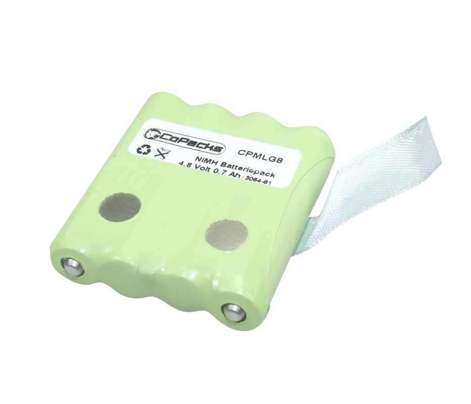 CoPacks NiMH Akku passend für Midland 456R, G6, G8, M24, Alan - 4,8 V 600 mAh