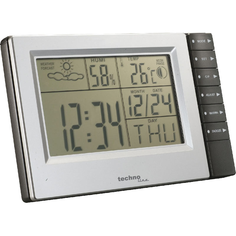 WS 9121 - Klassische Wetterstation mit Mondphasenanzeige