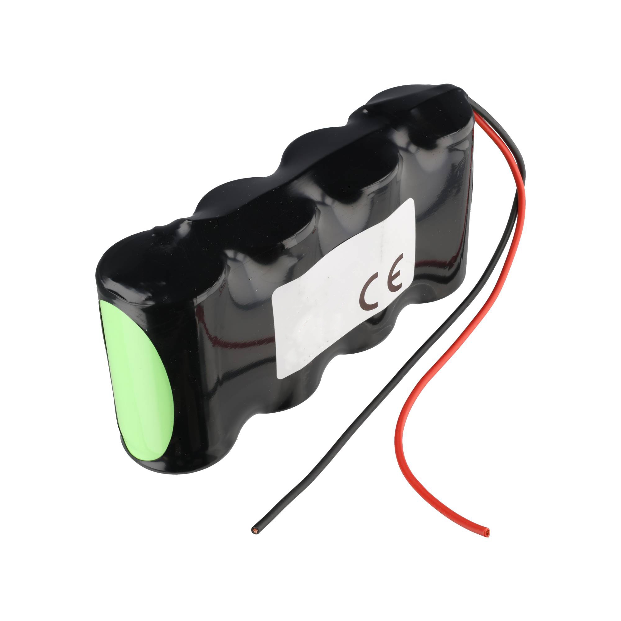Notleuchtenakku NiMH 4,8V 4500mAh F1x4 Mono D mit 200mm Kabel einseitig passend für 4,8 V Akku
