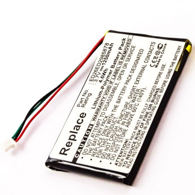Akku passend für Garmin Nuvi 285, Nuvi 285W, Nuvi 285WT, Nuvi 3590LMT