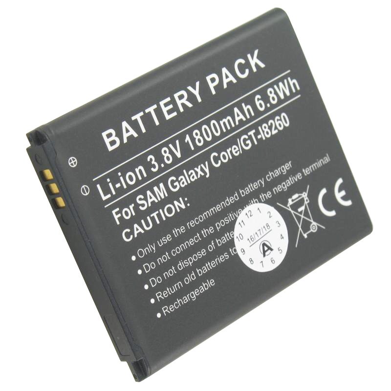 Samsung Galaxy Core, Samsung Galaxy Core Plus, Samsung GT-I8260 Akku als Nachbau Akku von AccuCell