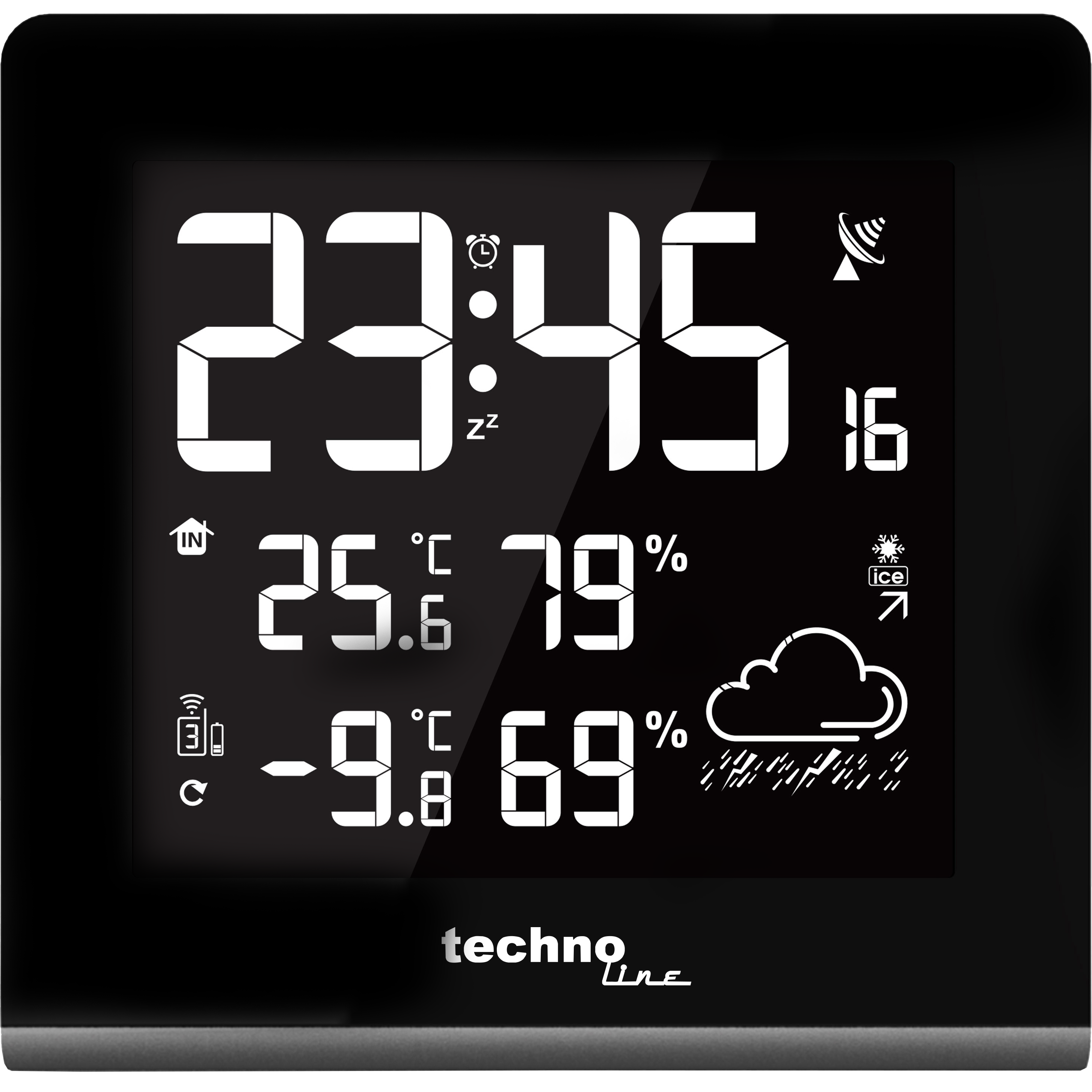 WS 9065 - moderne Wetterstation mit Displaydarstellung in 256 verschiedenen Farben