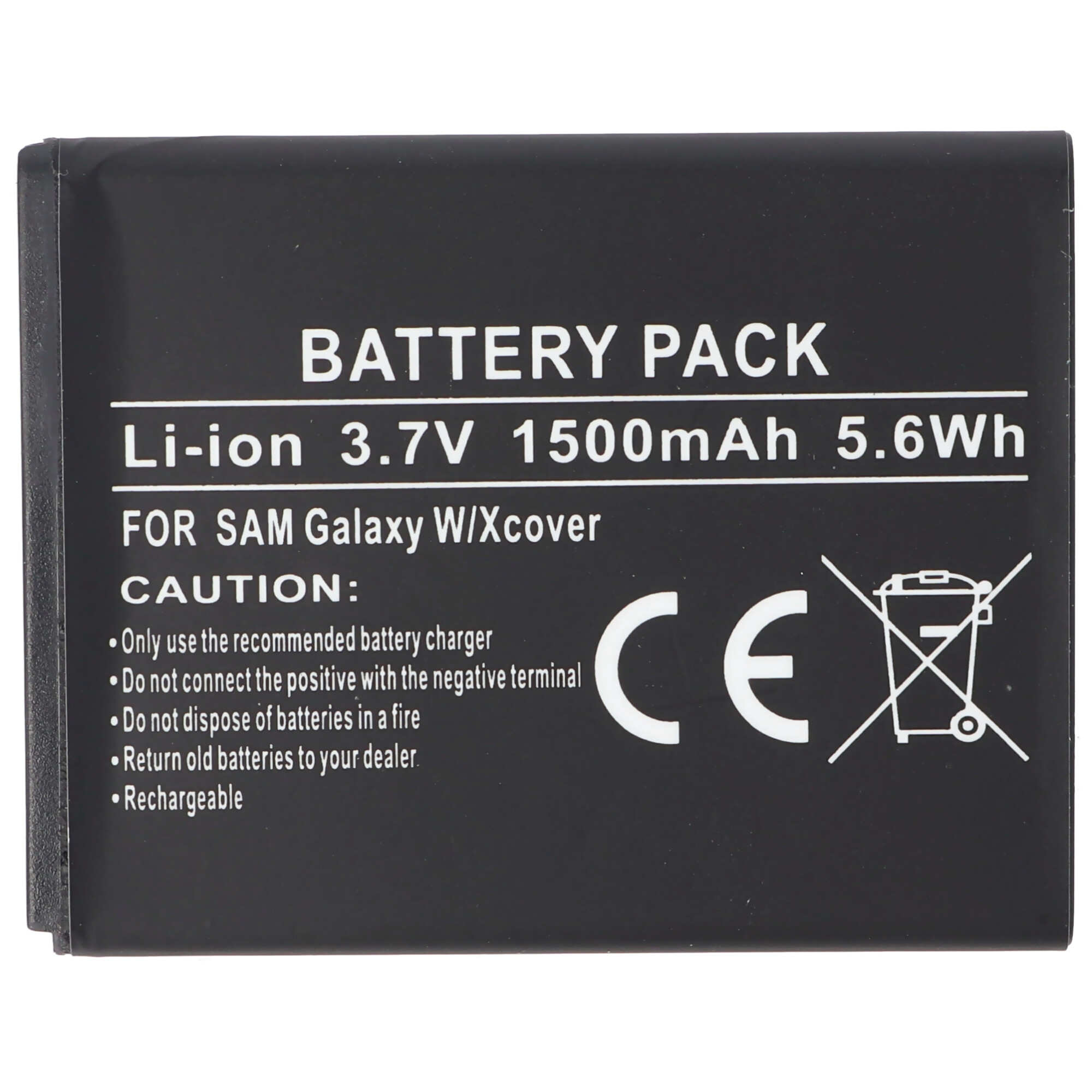 Akku passend für Samsung Galaxy W I8150, Xcover S5690