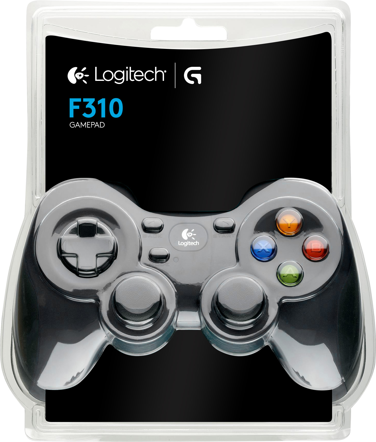 Logitech Gaming Pad F310, USB, schwarz D-Pad, 10 Tasten, Retail