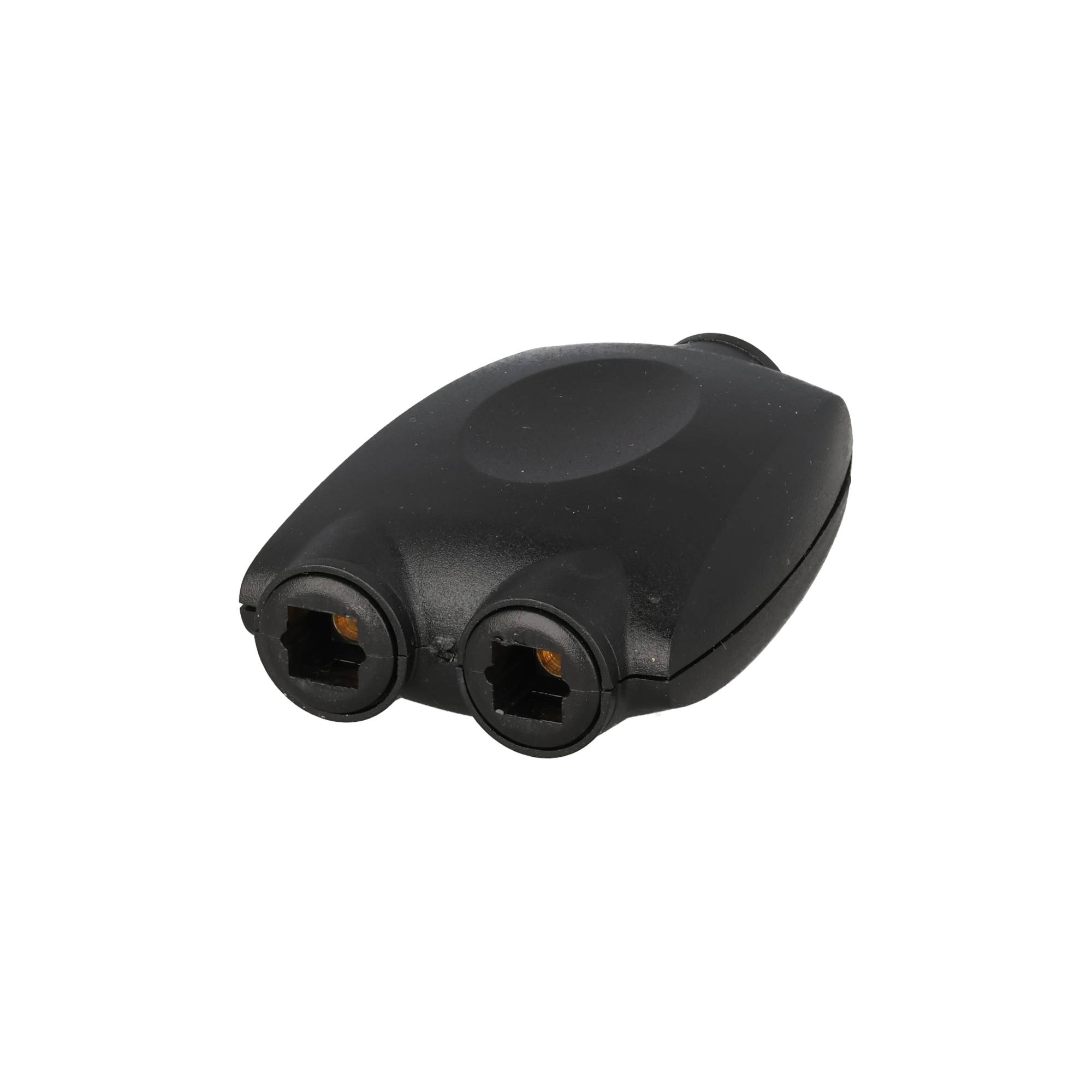 1 Stück TOSLINK Digital Audio-Splitter 1 auf 2, schwarz - Toslink-Kupplung > 2x Toslink-Kupplung