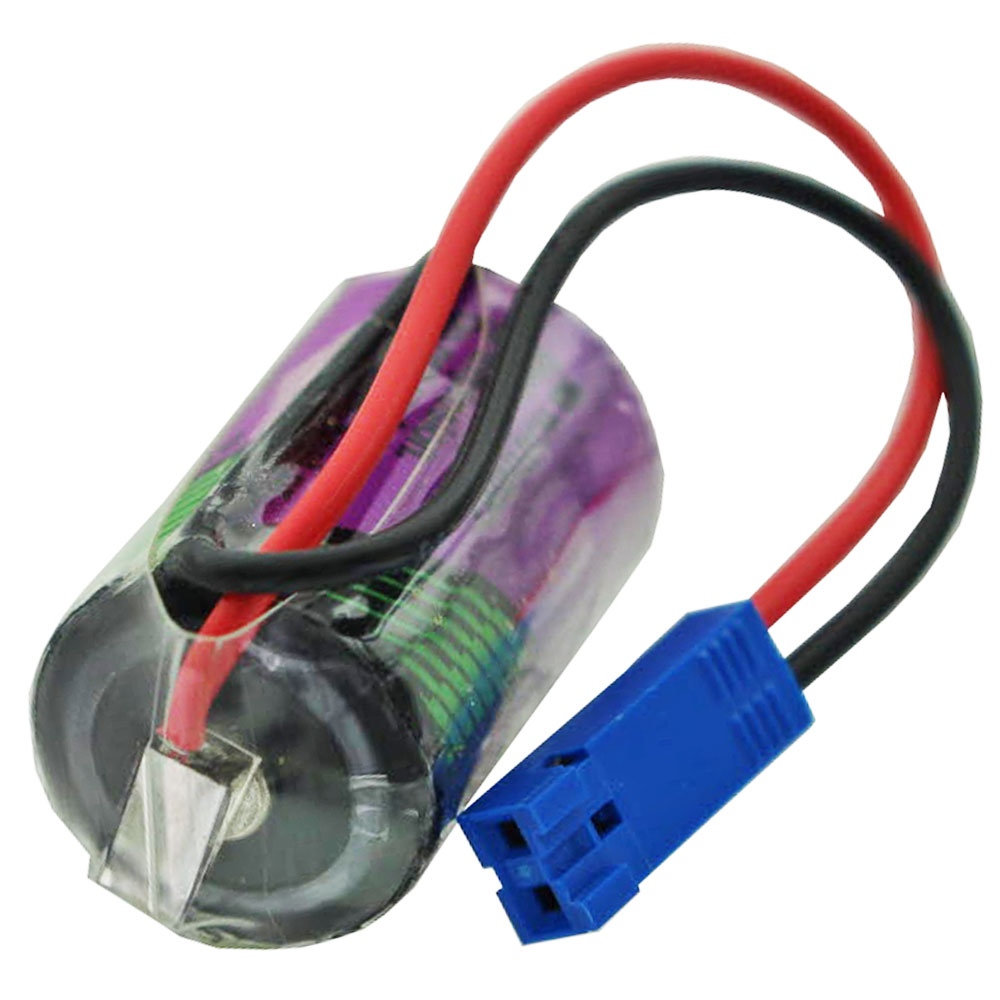1/2AA, Lithium, 3,6V, 800mAh, CNC Batterie Tadiran SL550/S mit Kabel und Stecker