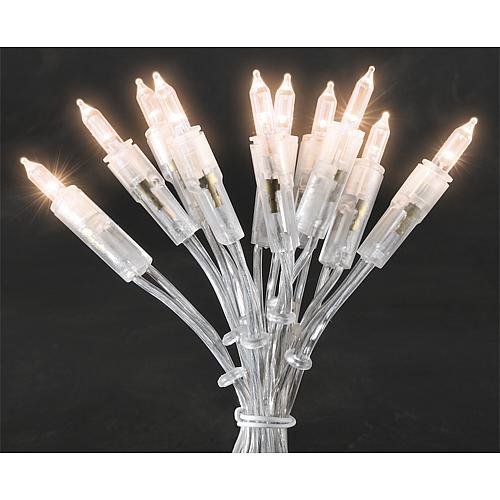 LED Minilichterkette 35 ww LED 6302-103 transparentes Kabel