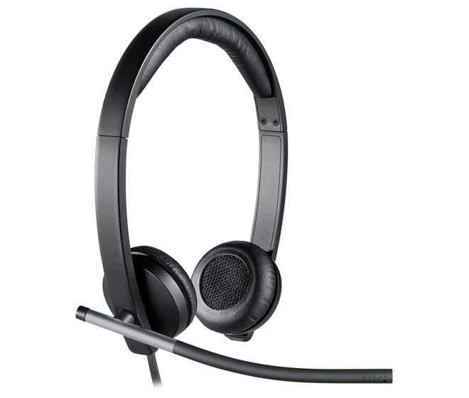 Logitech Headset H650e, USB, Stereo schwarz, Business