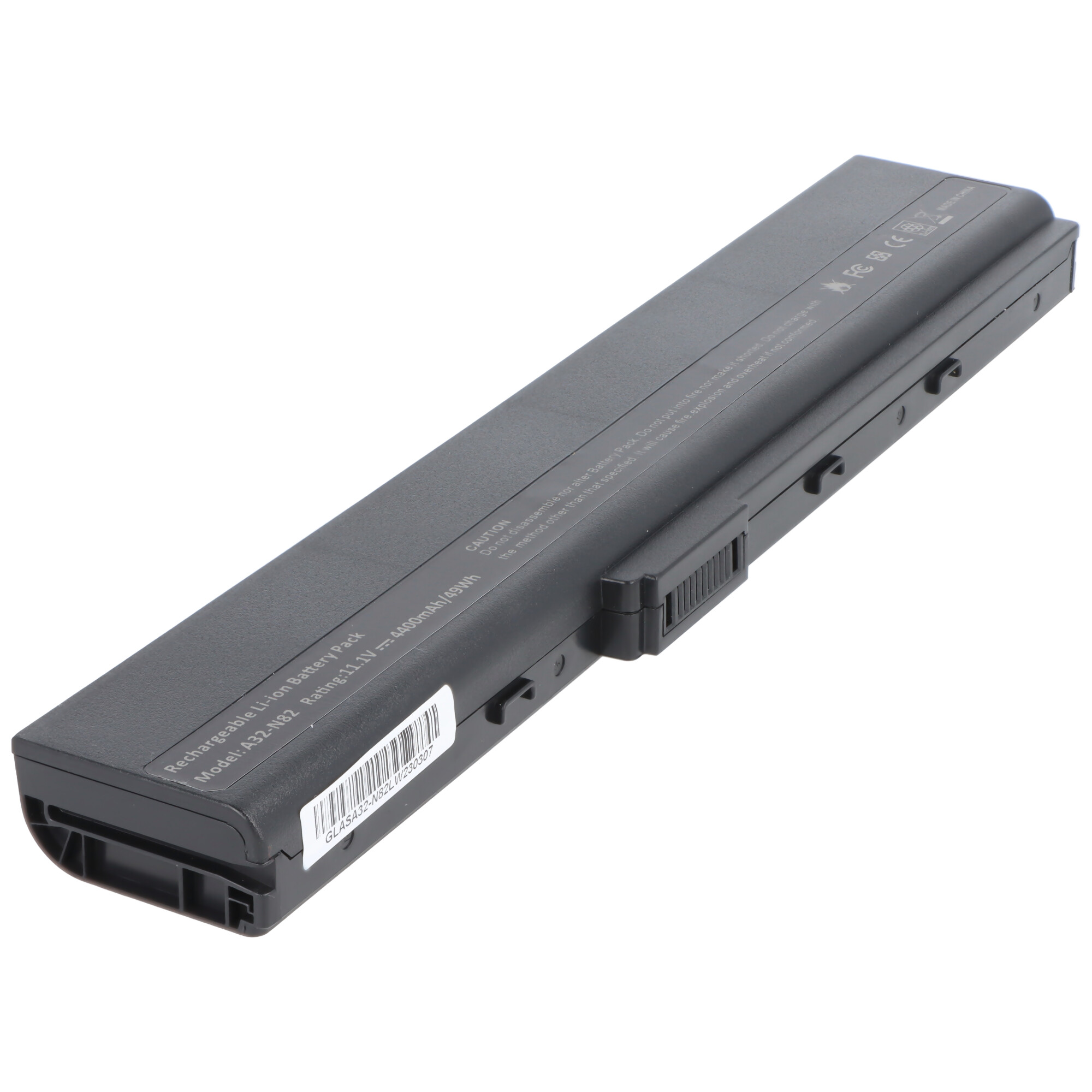 Akku passend für Asus N82 Serie, 11,1V, 4400mAh, 49Wh, ohne Werkzeug