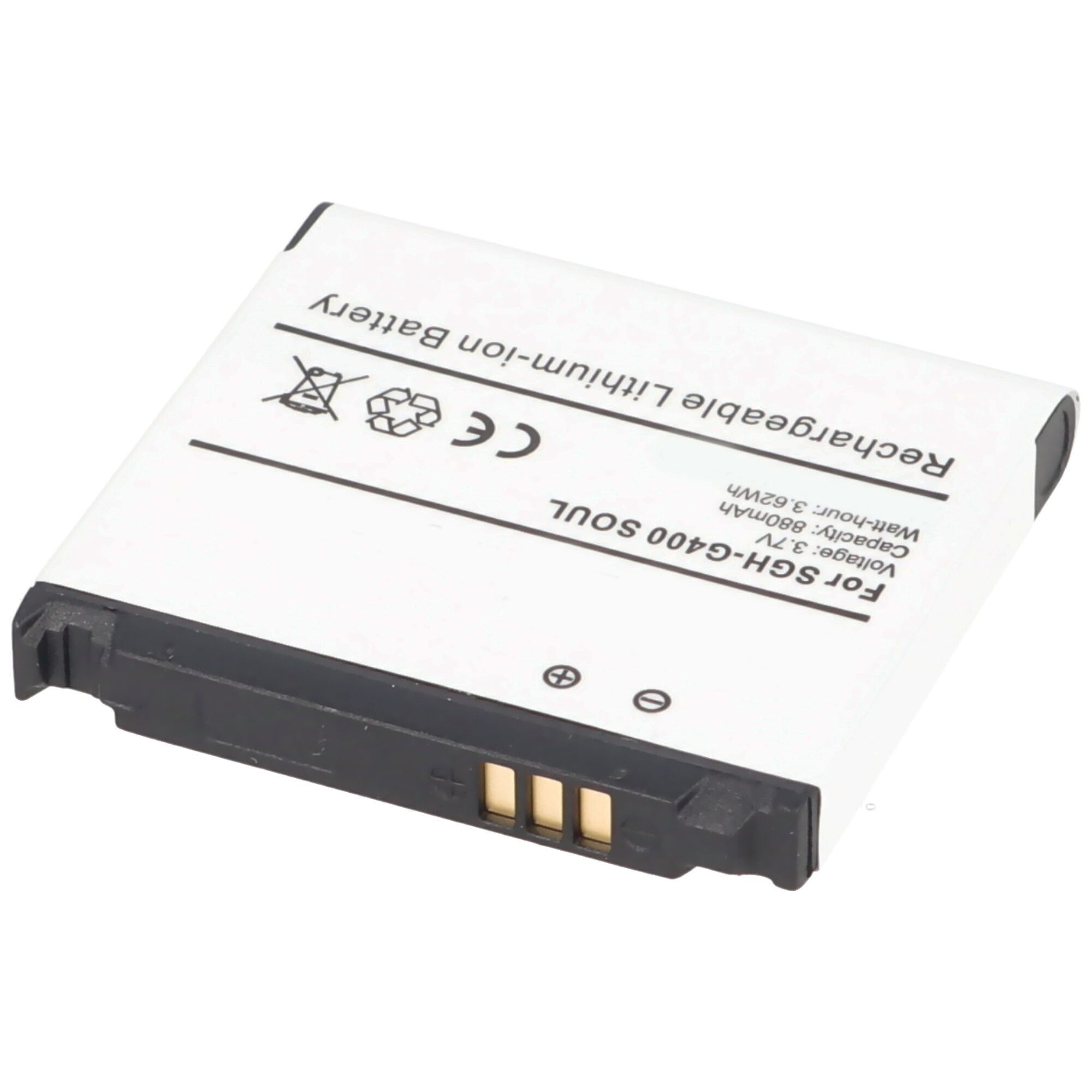 AccuCell Akku passend für Samsung SGH-F330, Samsung SGH-G400, Samsung SGH-S3600