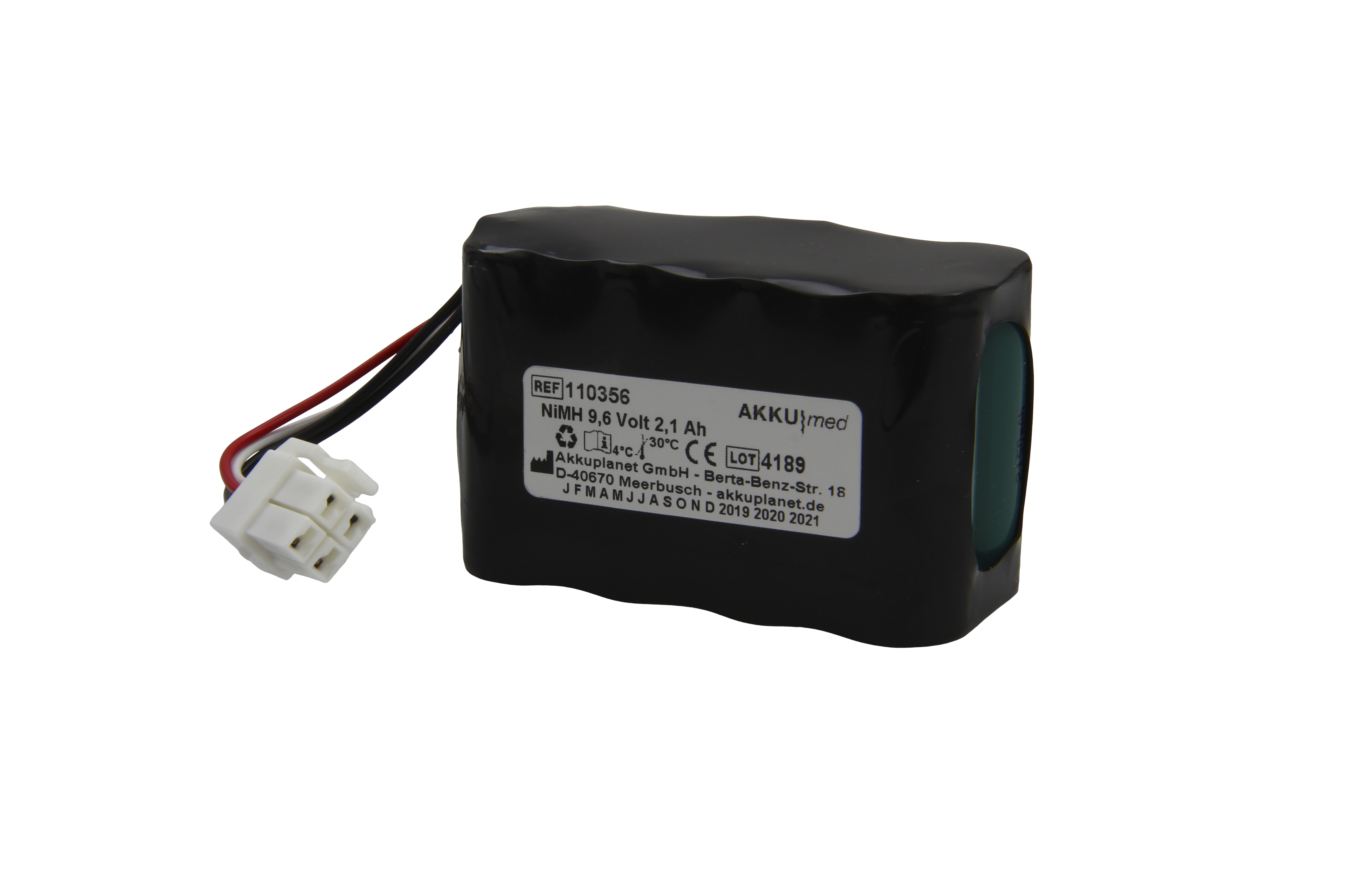 NiMH Akku passend für Nihon Kohden Life Scope N Monitor OPV-1500 - X064