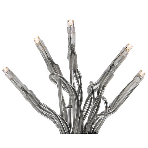 Micro LED-Lichterkette 200 flg. ww, transp. Kab. 6355-123