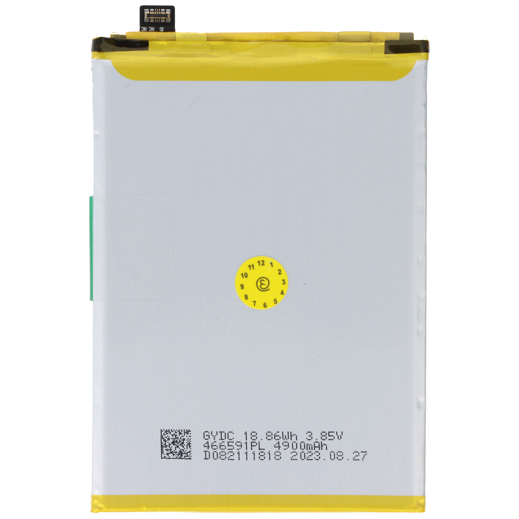 Akku passend für OPPO A18, Li-Polymer, 3,87V, 4890mAh, 18,9Wh,  ohne Werkzeug
