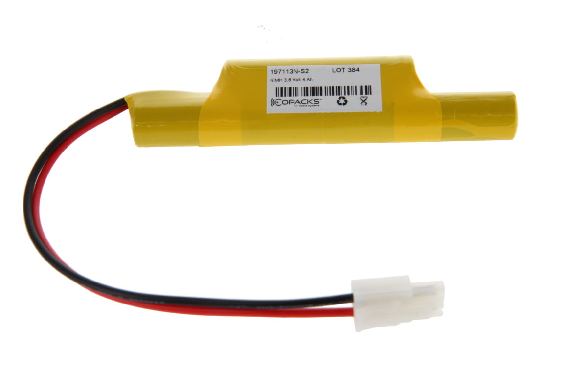 CoPacks NiMH Akku Not- und Sicherheitsbeleuchtung - 4/3A-Size - 3,6 V 4000 mAh 138x36 mm (Tamiya)