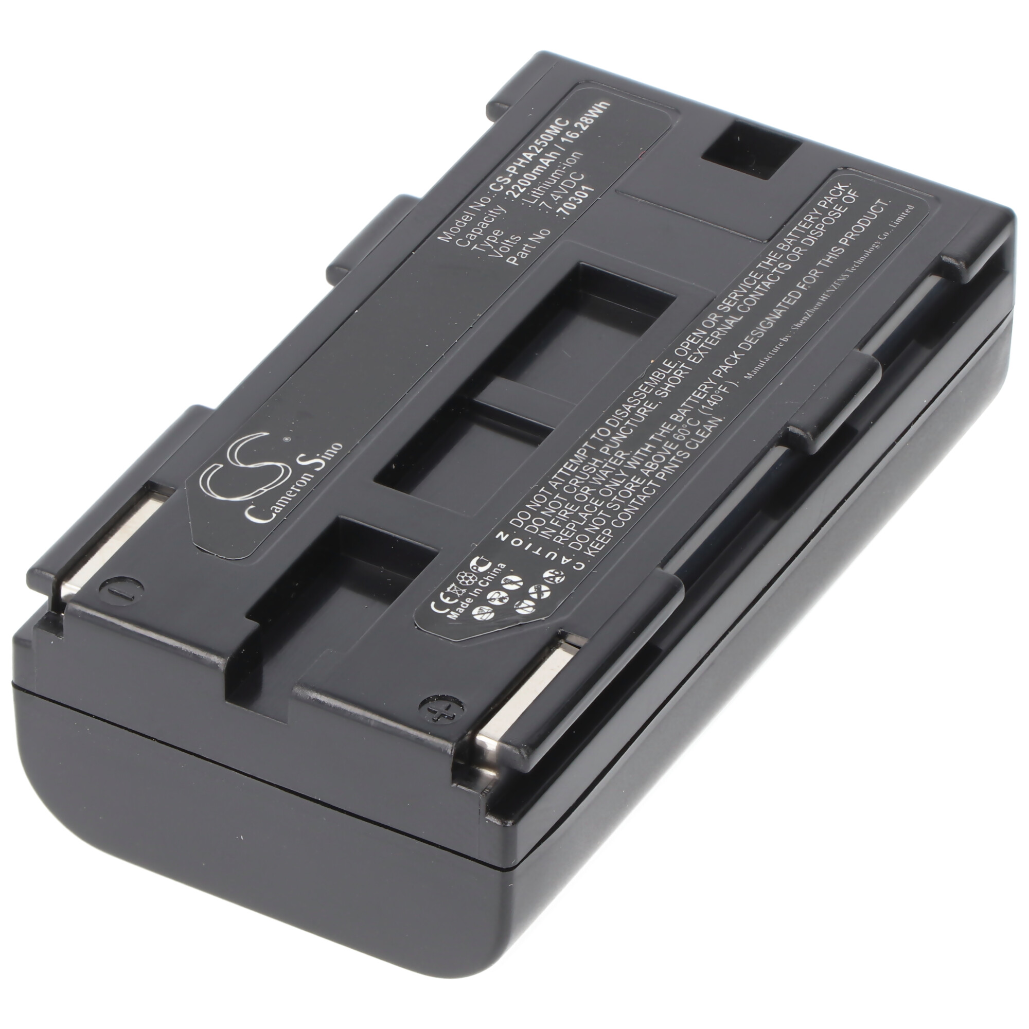 Akku für Phase One P25 , RIEGL FG21P, FG21-P, 70301, Li-Ion 7,4V, typ. 2200mAh